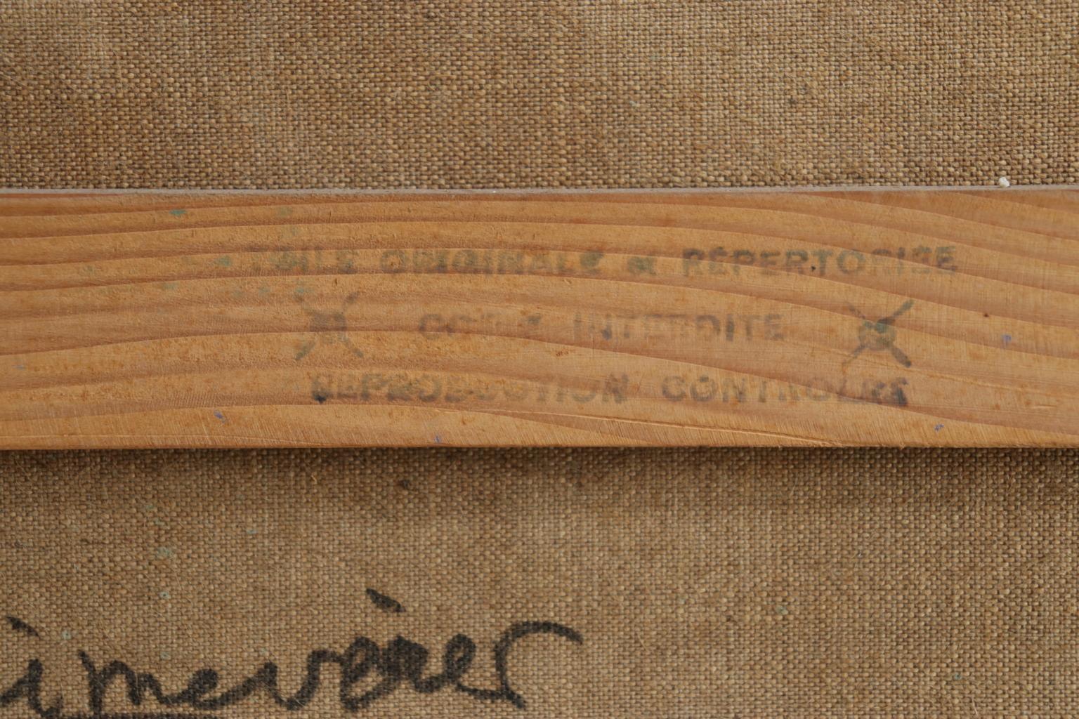 Primevere - Siglo XX Óleo, Bodegón de flores de Jacques Martin-Ferrieres 6