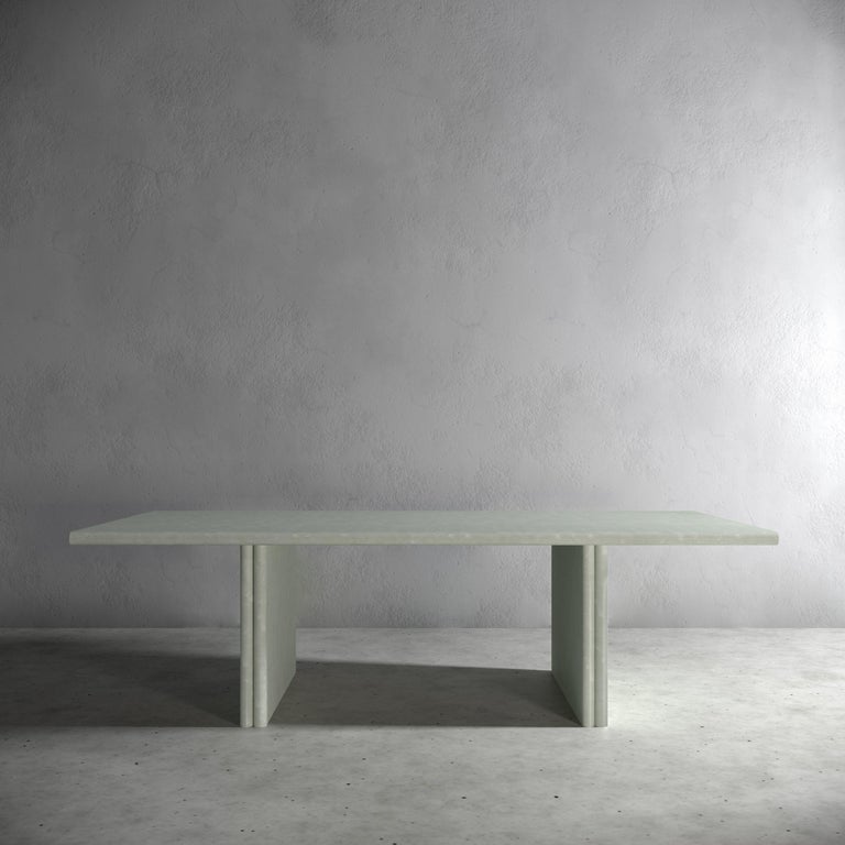 Jacques Mint Green Dining Table in Bird's Eye Maple by Fred&Juul For