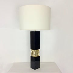 Jacques Moniquet Rare lampe de table, édition Cheret, circa 1975, France