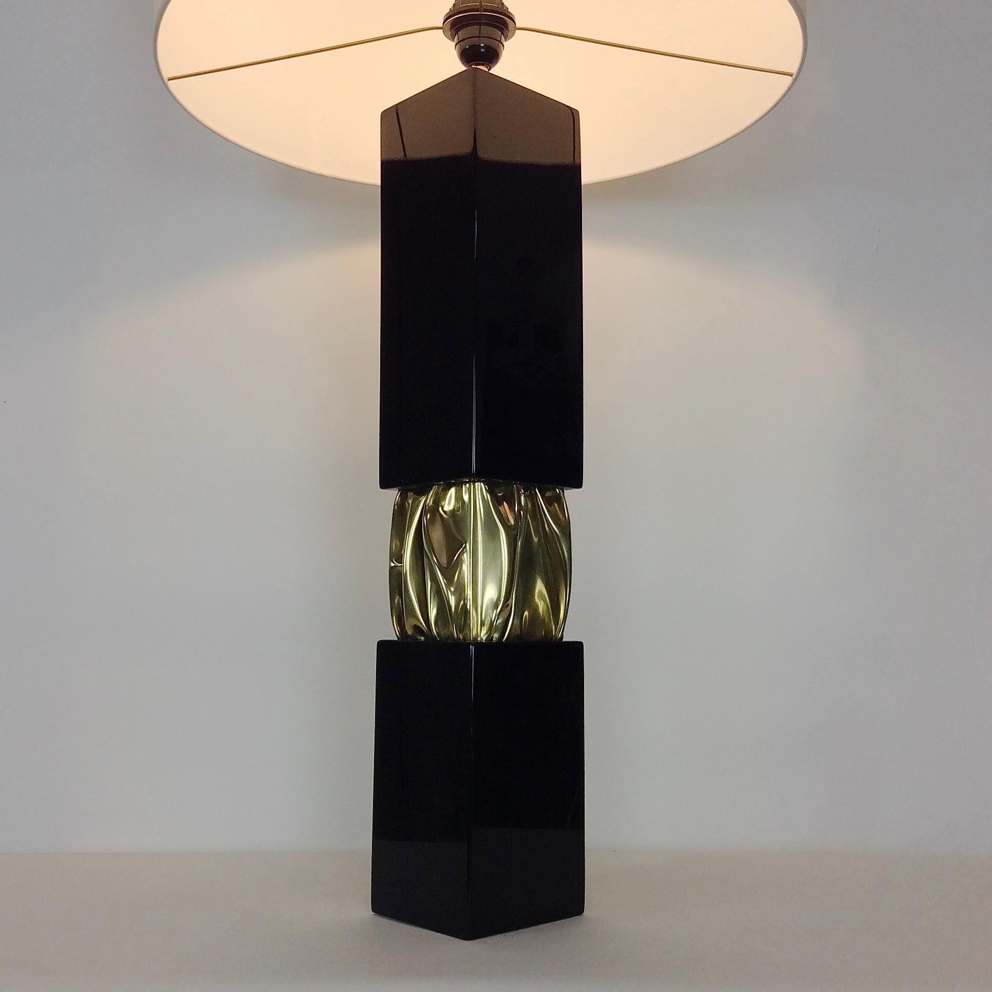 Jacques Moniquet Rare Table Lamp, Cheret Edition, circa 1975, France In Good Condition For Sale In Brussels, BE