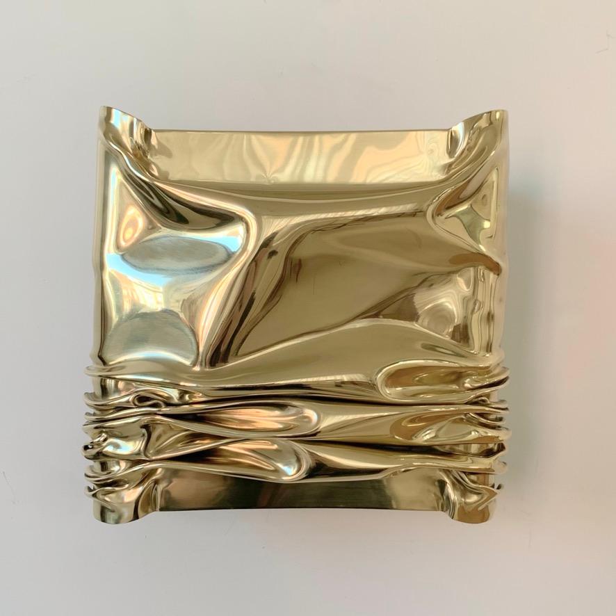 Coppia di applique in ottone di Jacques moniquet molto chic.
Piccola edizione di Chéret AAM Paris, circa 1975, Francia.
Ottone lucido compresso, perspex bianco.
Ogni pezzo di Moniquet, grazie al processo di produzione, è unico nel suo