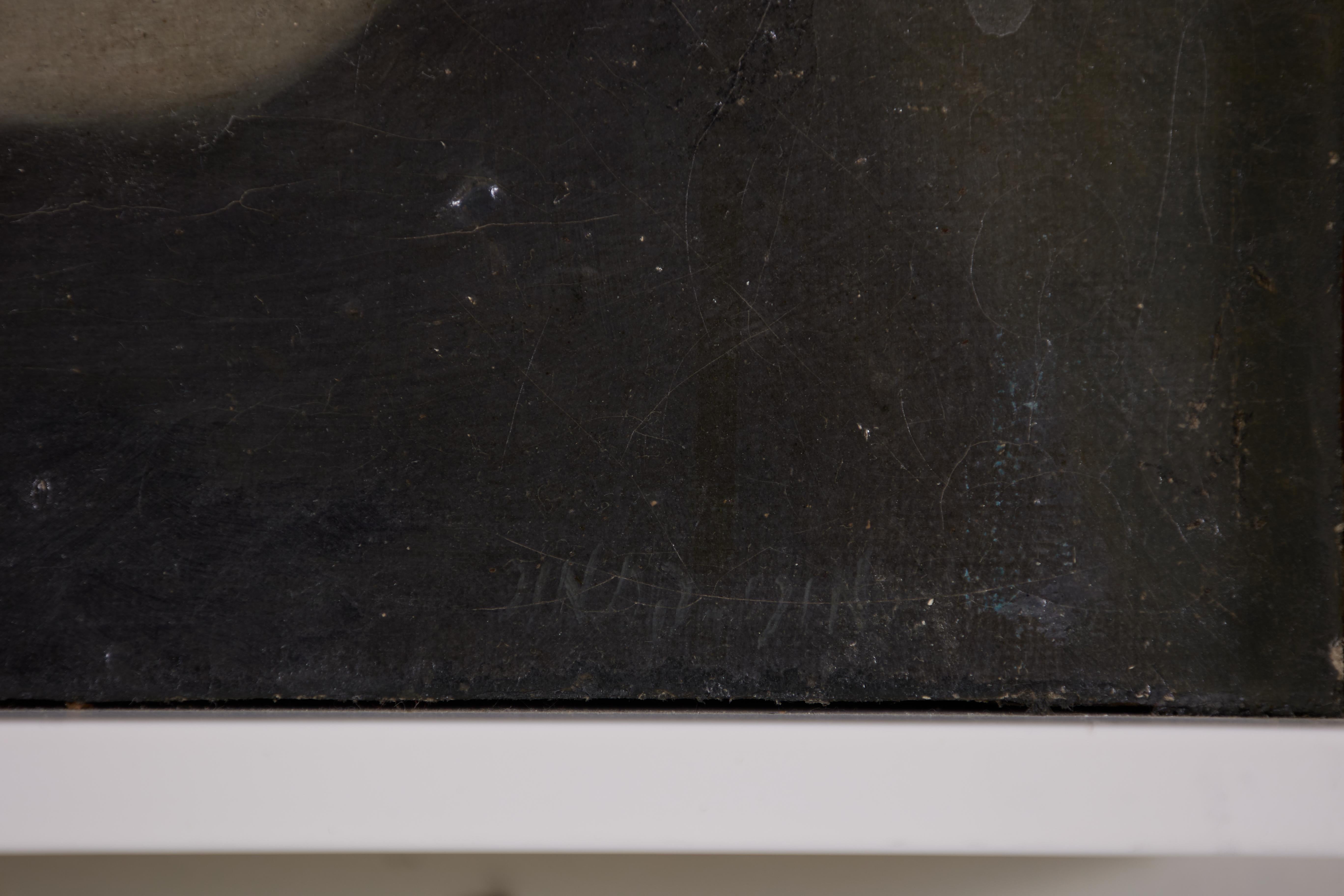 Abstrakte figurale amorphe Figur, Isrealischer Künstler der Jahrhundertmitte im Angebot 2