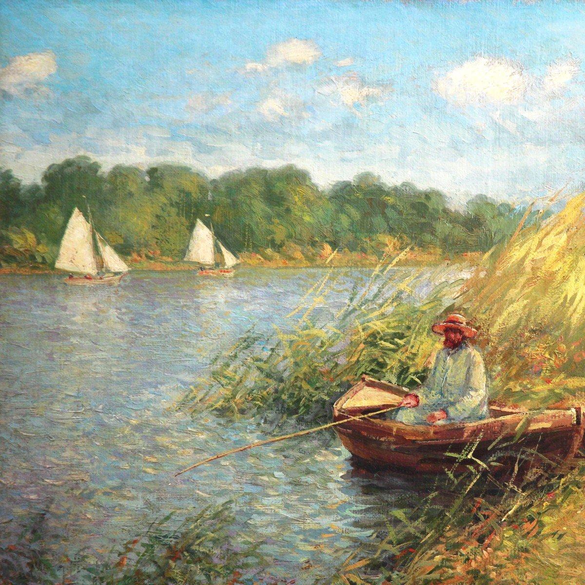 Óleo sobre lienzo impresionista 