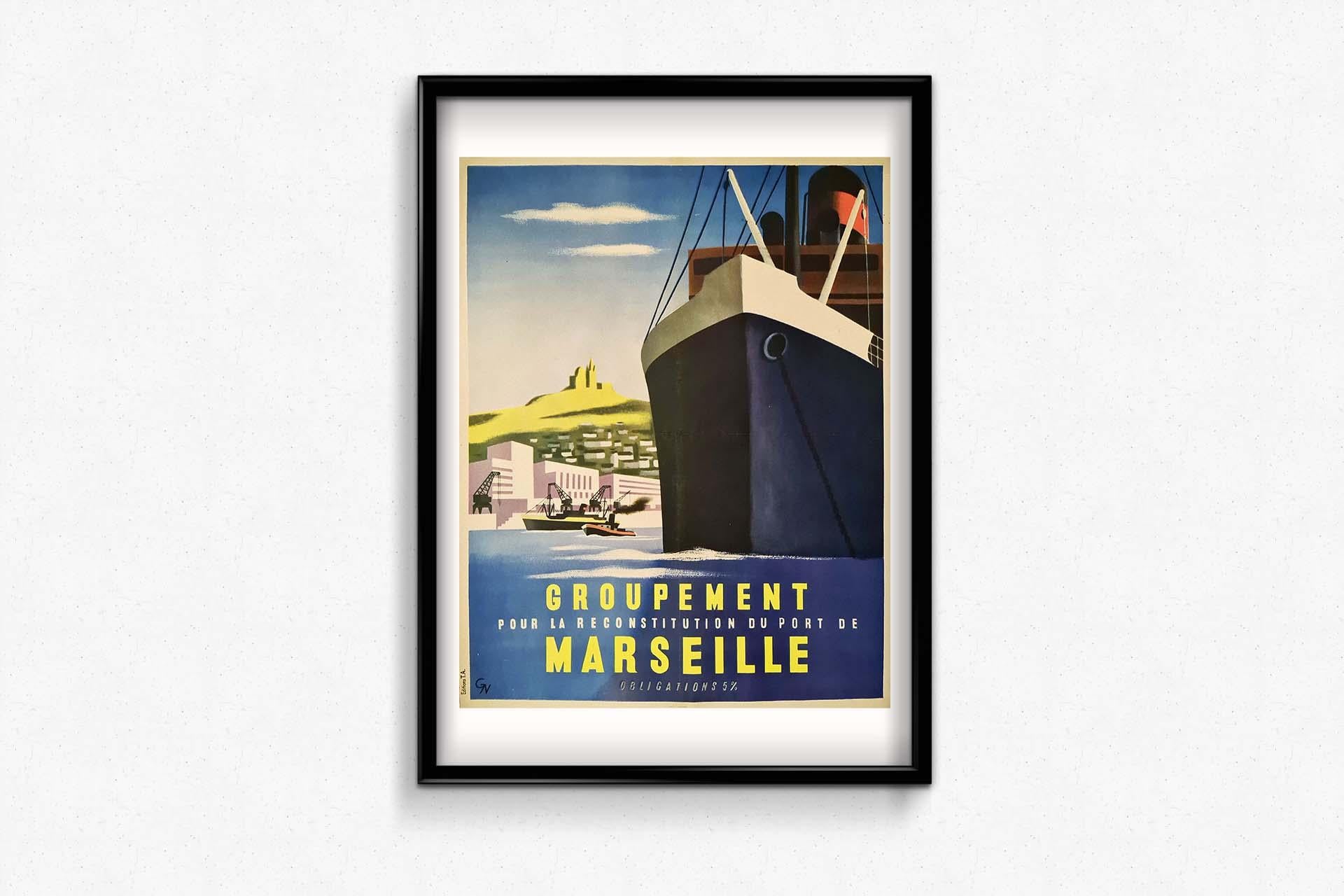 In 1947, Nathan Garamond, a distinguished artist of his time, bestowed the world with a visual masterpiece in the form of the original travel poster titled 