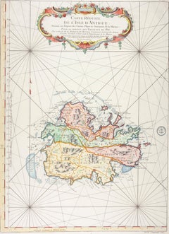 Carte Reduite de l'Isle d'Antigue (Antigua)