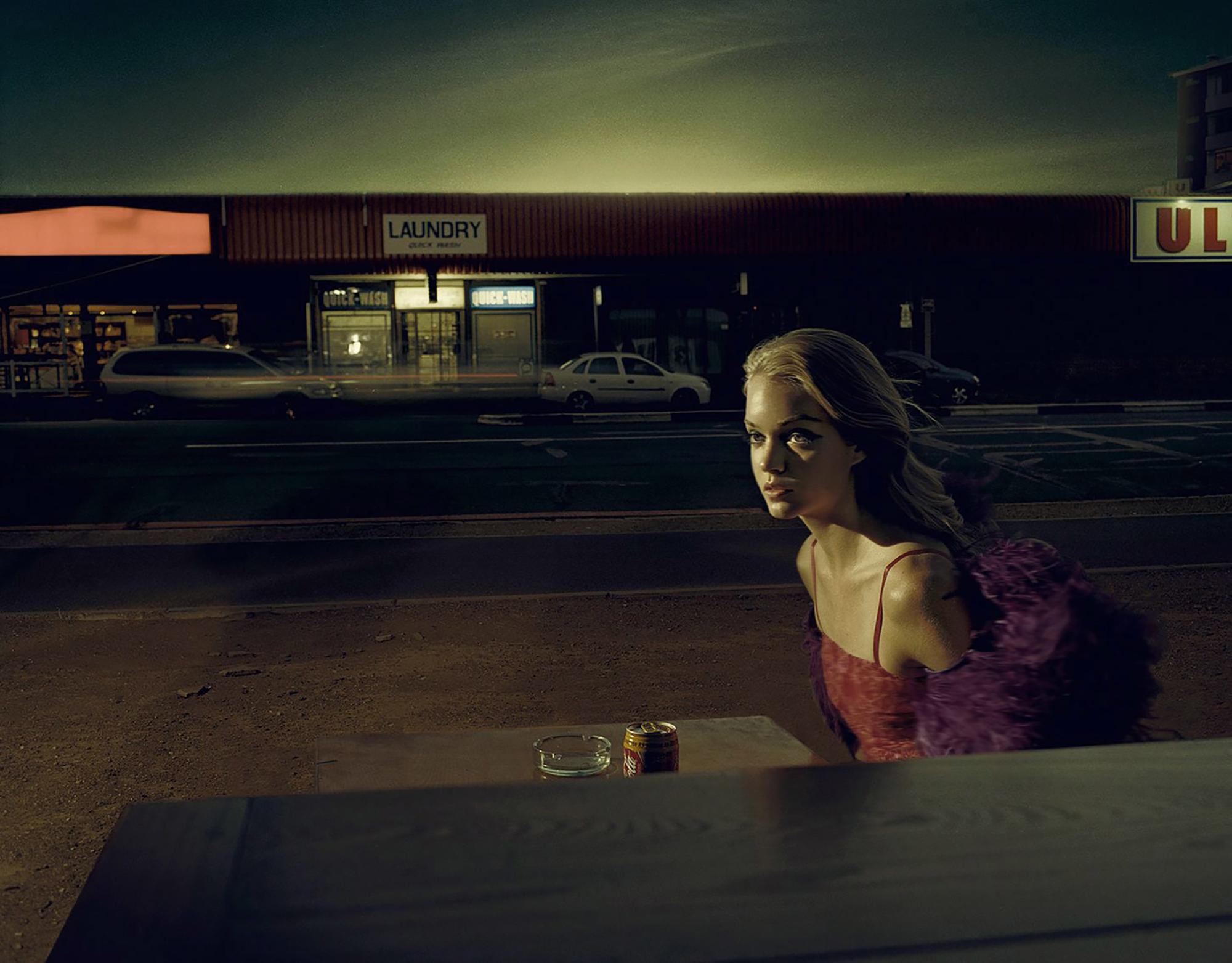 Color Photograph Jacques Olivar - New morning, Contemporary Townes, 21e siècle, contemporain, photographie