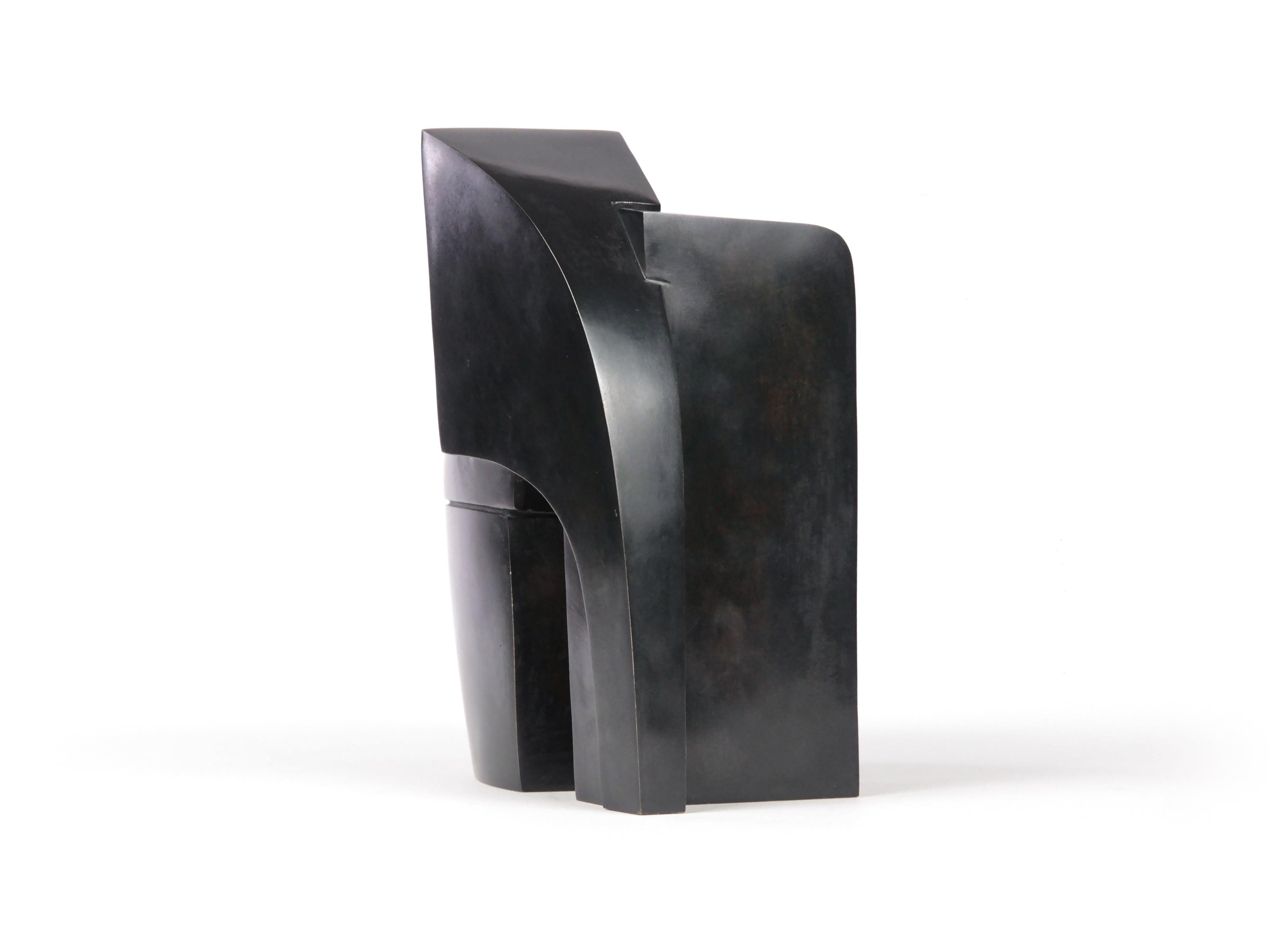 Akirokio von Jacques Owczarek – Tier-Bronze-Skulptur, Elefant, geometrisch im Angebot 1