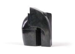 Akirokio by Jacques Owczarek - animal bronze sculpture, elephant, geometric