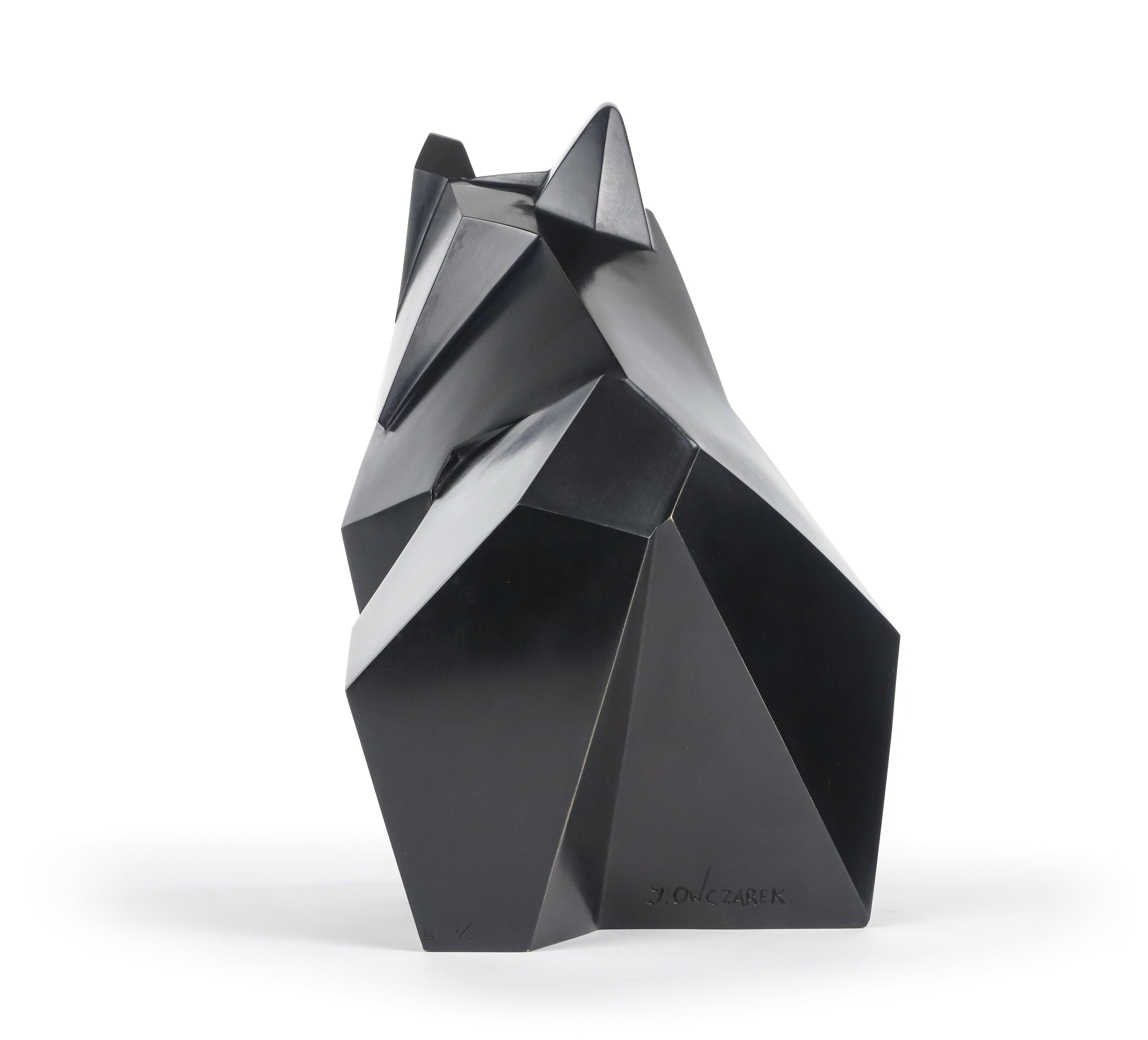 Balkio by Jacques Owczarek - Contemporary bronze sculpture, bulldog, animal For Sale 3