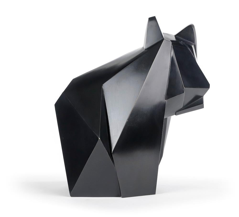 Balkio by Jacques Owczarek - Contemporary bronze sculpture, bulldog, animal For Sale 4