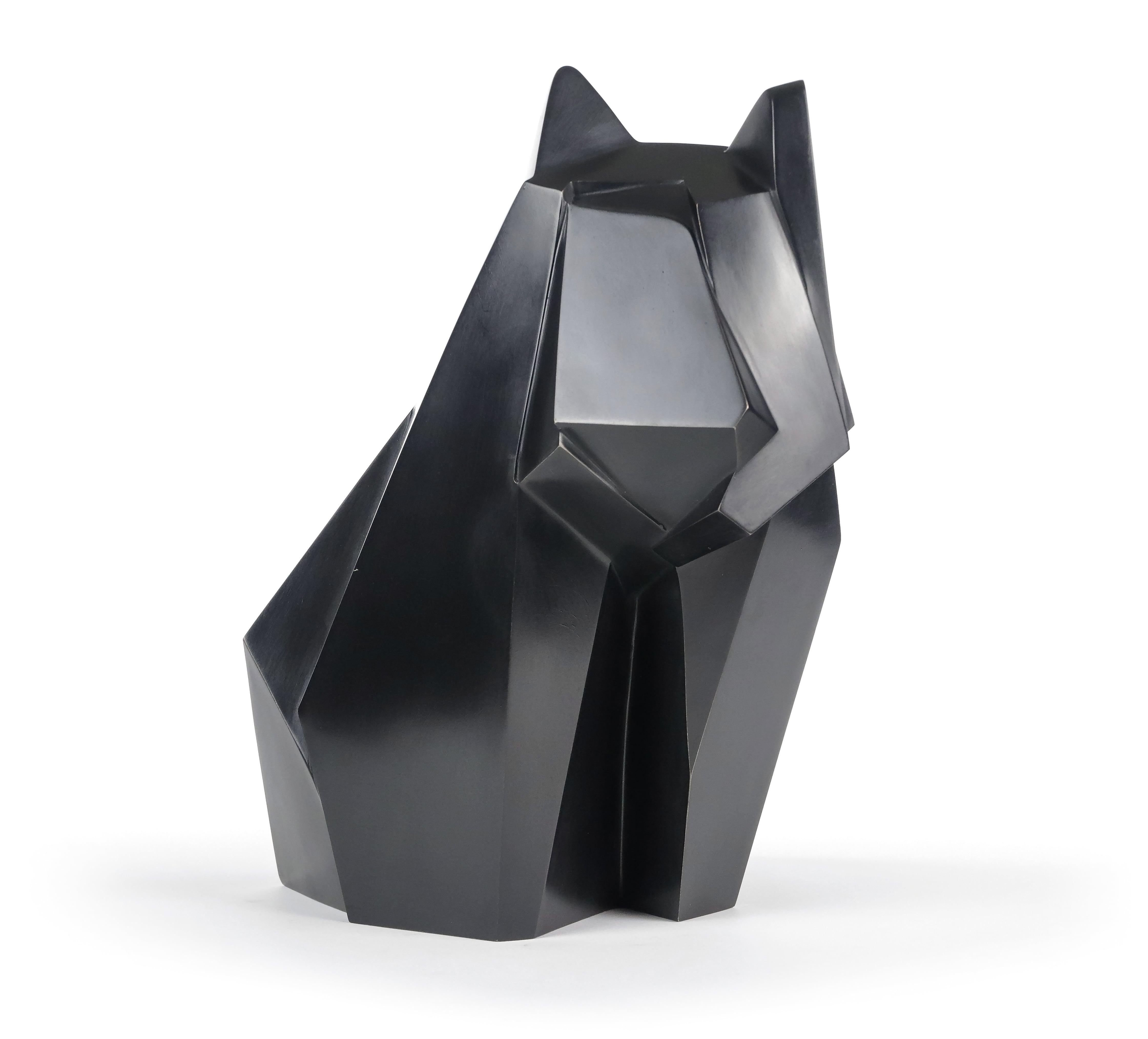 Balkio von Jacques Owczarek - Zeitgenössische Bronzeskulptur, Bulldogge, Tier