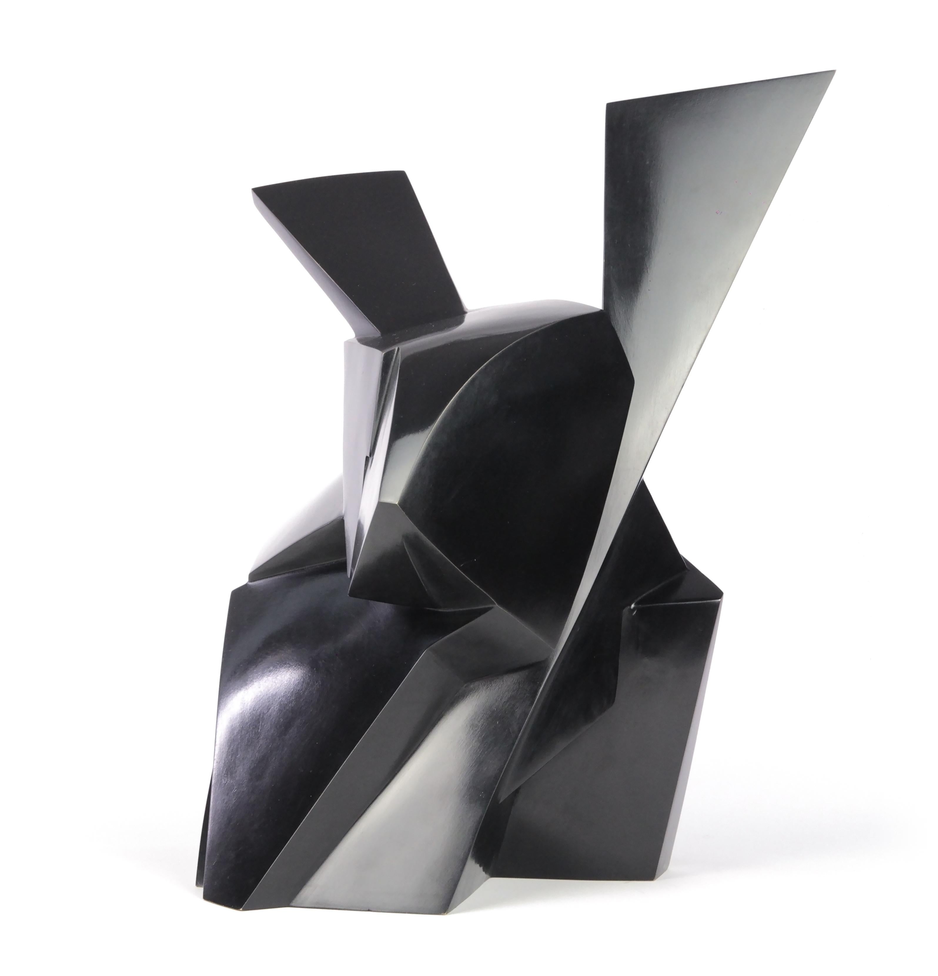 Jacques Owczarek - Scultura animale in bronzo di un coniglio, colore nero in vendita 5