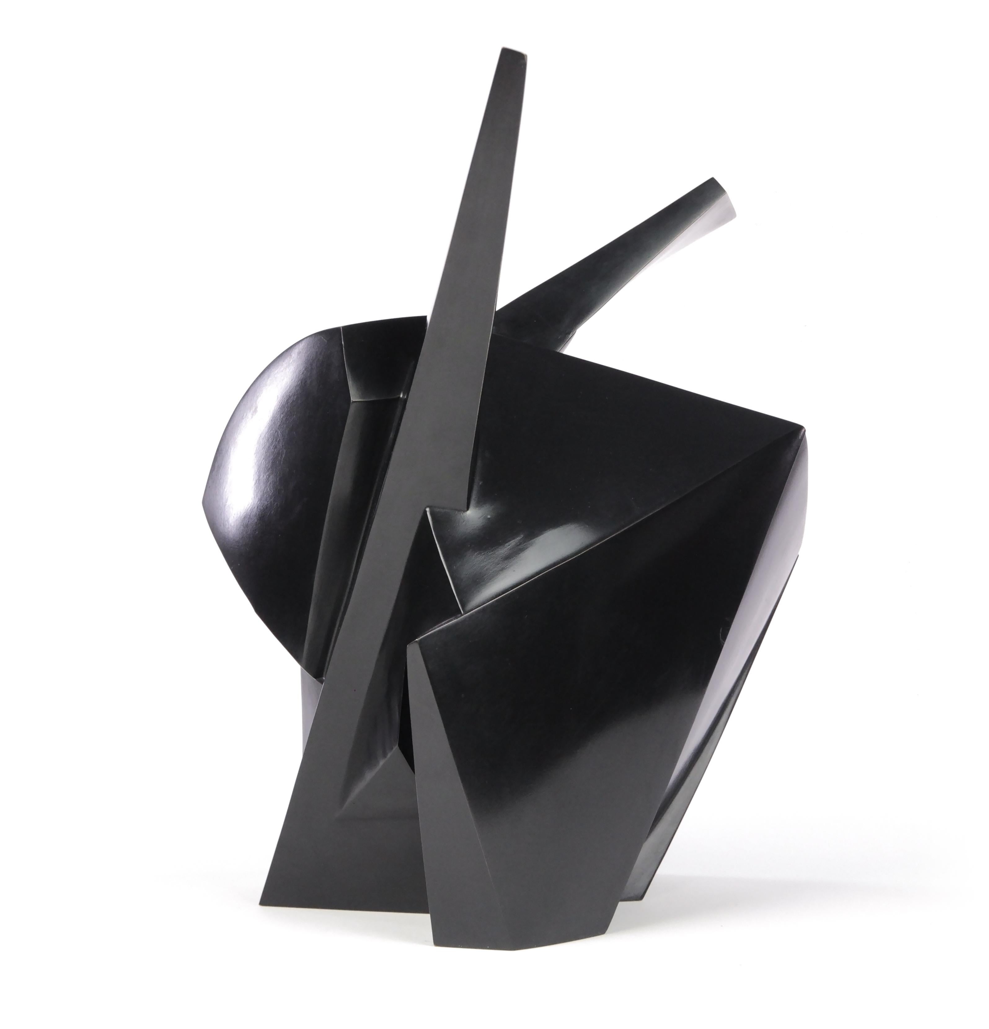 Jacques Owczarek - Scultura animale in bronzo di un coniglio, colore nero in vendita 8