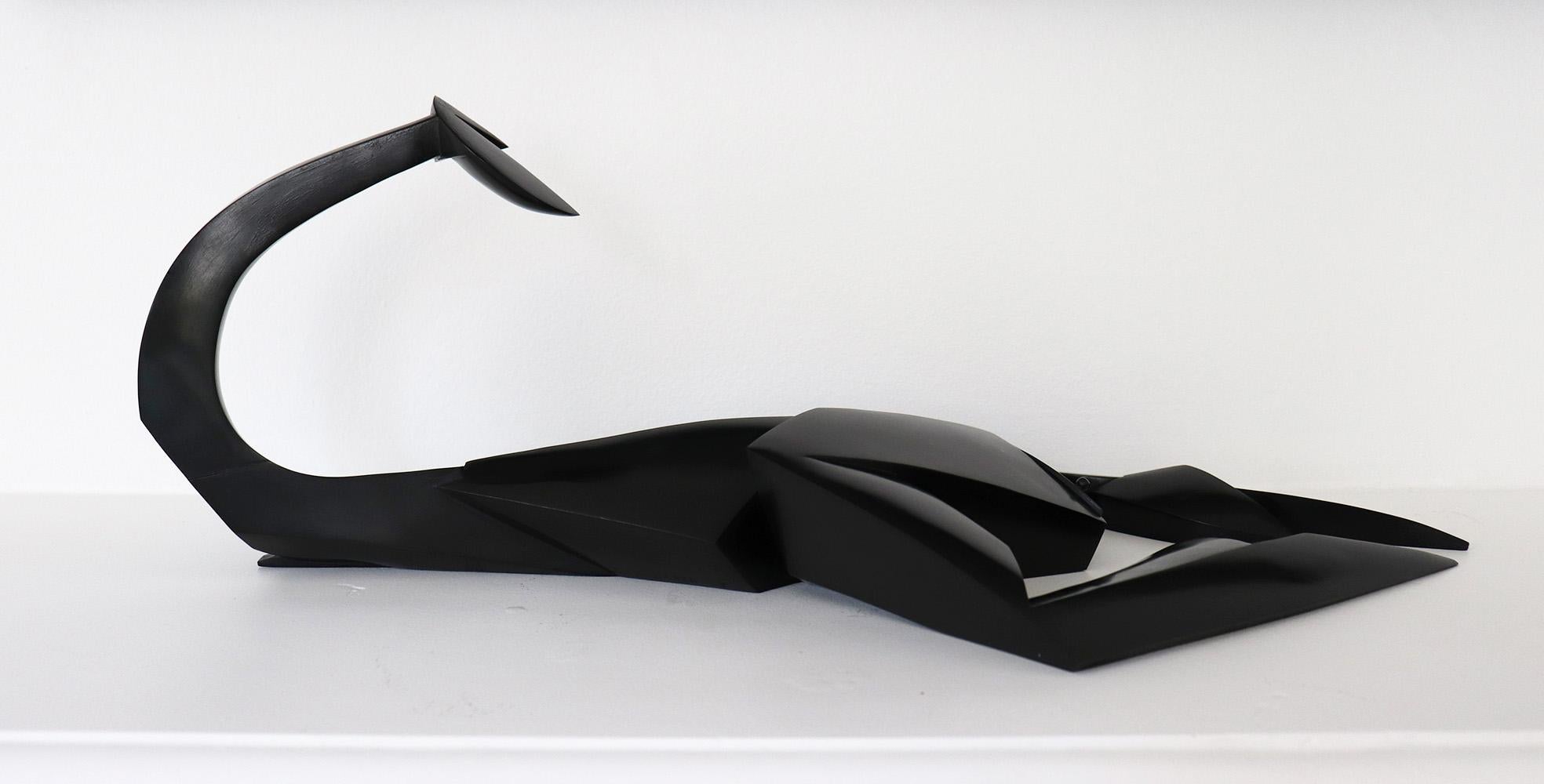 Kioetano de Jacques Owczarek - Sculpture animalière en bronze, scorpion, géométrique en vente 4