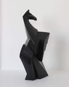 Melkior par Jacques Owczarek - Sculpture contemporaine en bronze, cheval, animal