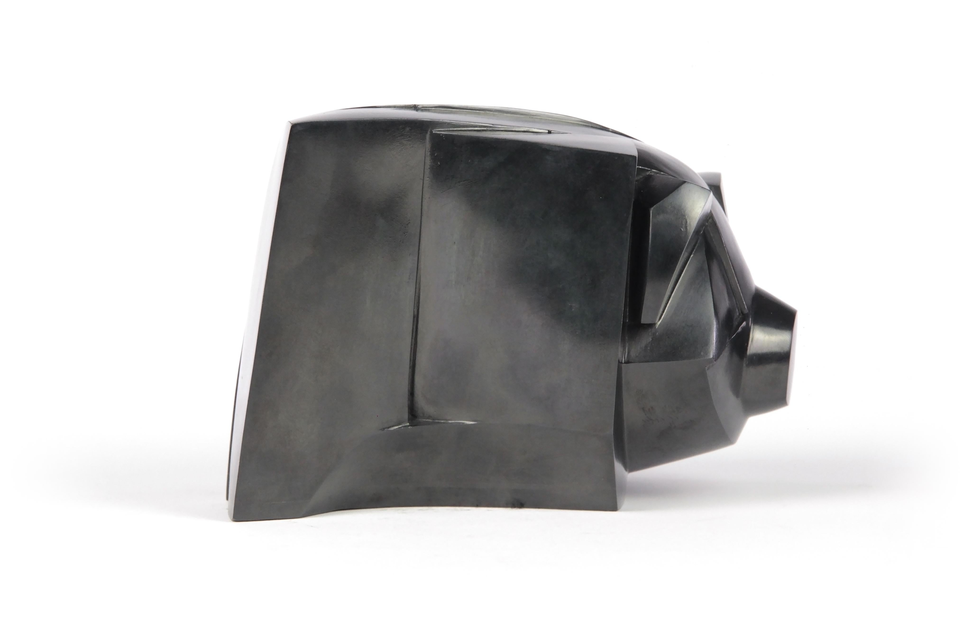 Kioo de Jacques Owczarek - Escultura animal de bronce de un cerdo, negro en venta 8
