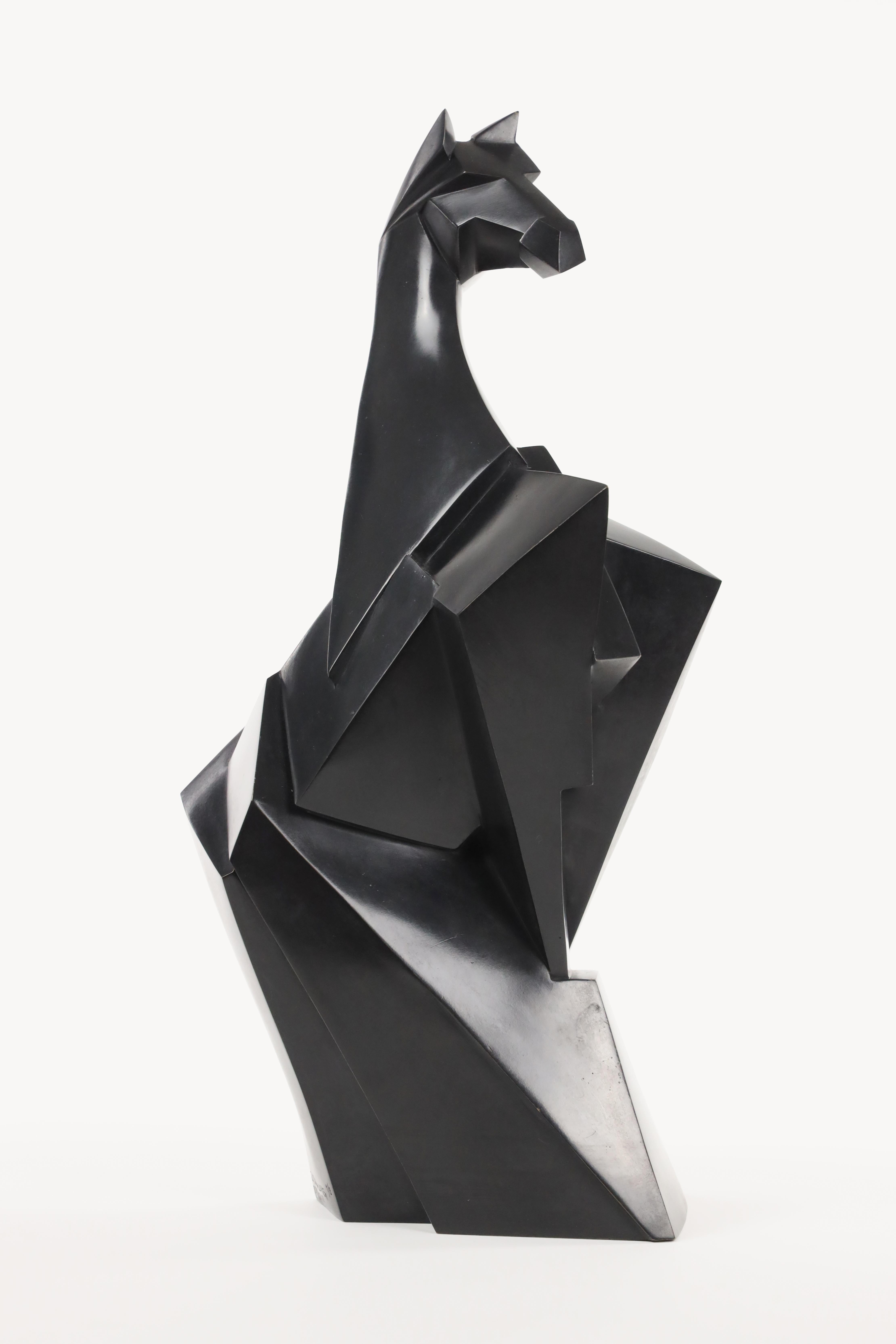 Melkior de Jacques Owczarek - Escultura contemporánea de bronce, caballo, animal en venta 5