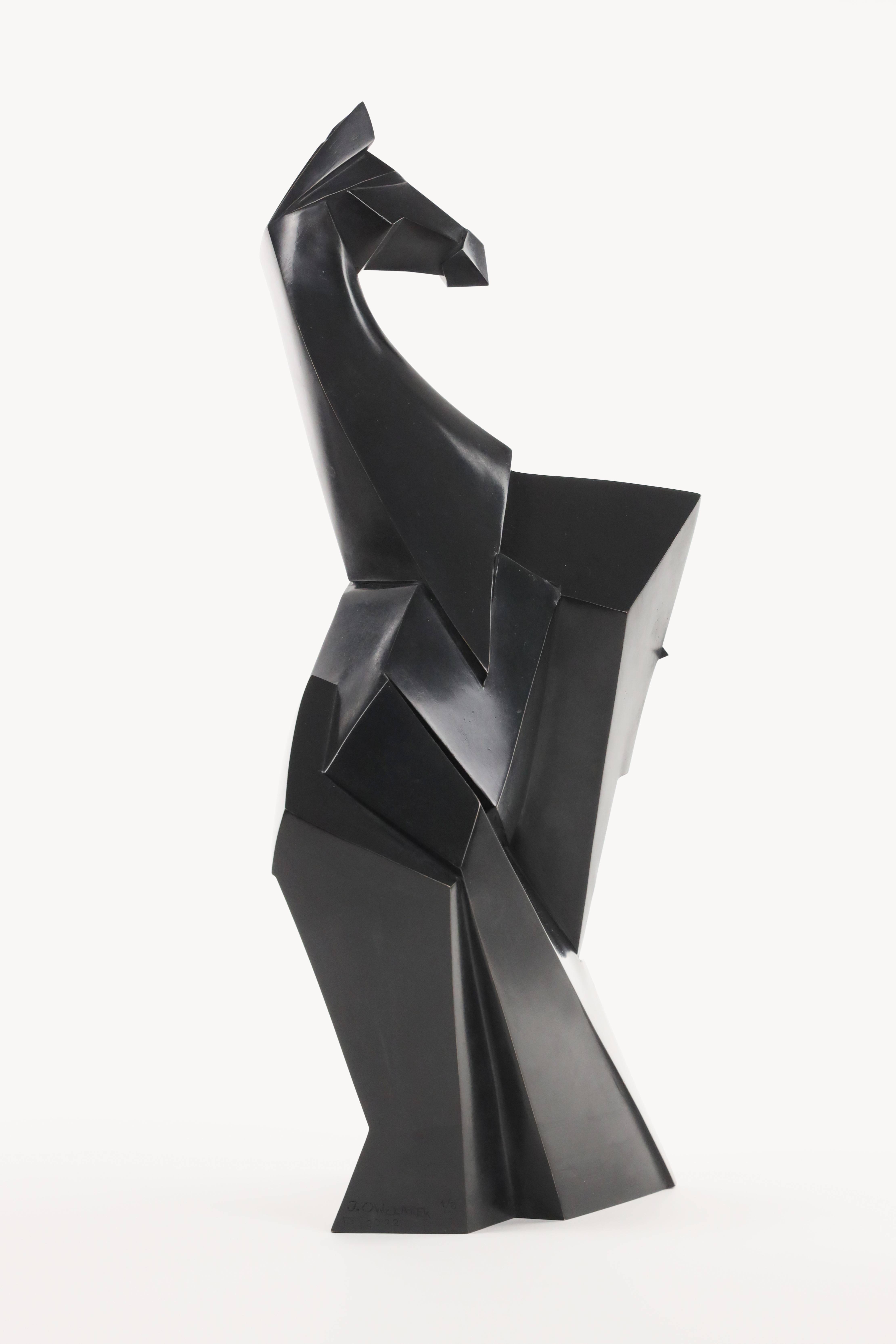 Melkior par Jacques Owczarek - Sculpture contemporaine en bronze, cheval, animal en vente 6