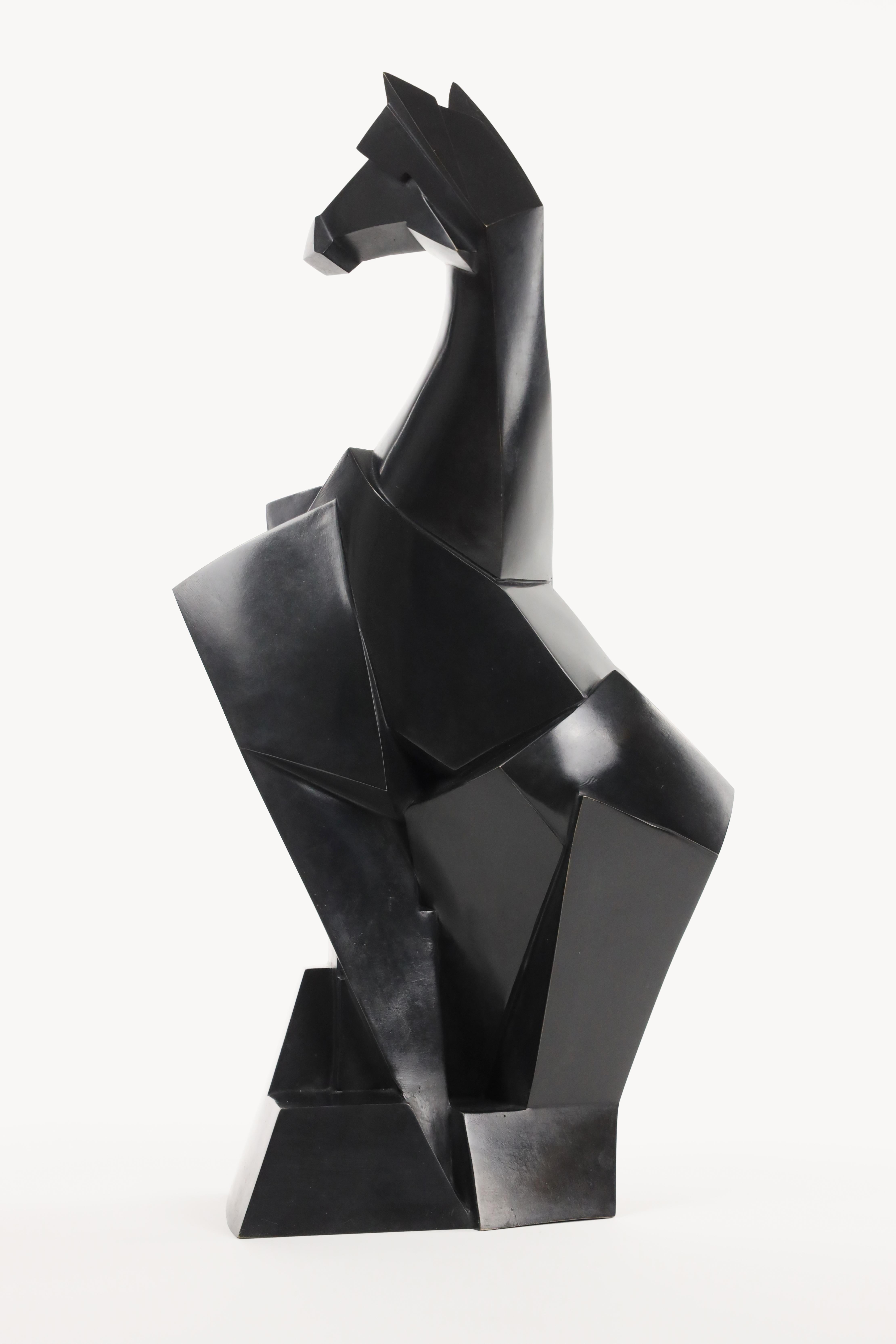 Melkior par Jacques Owczarek - Sculpture contemporaine en bronze, cheval, animal en vente 7