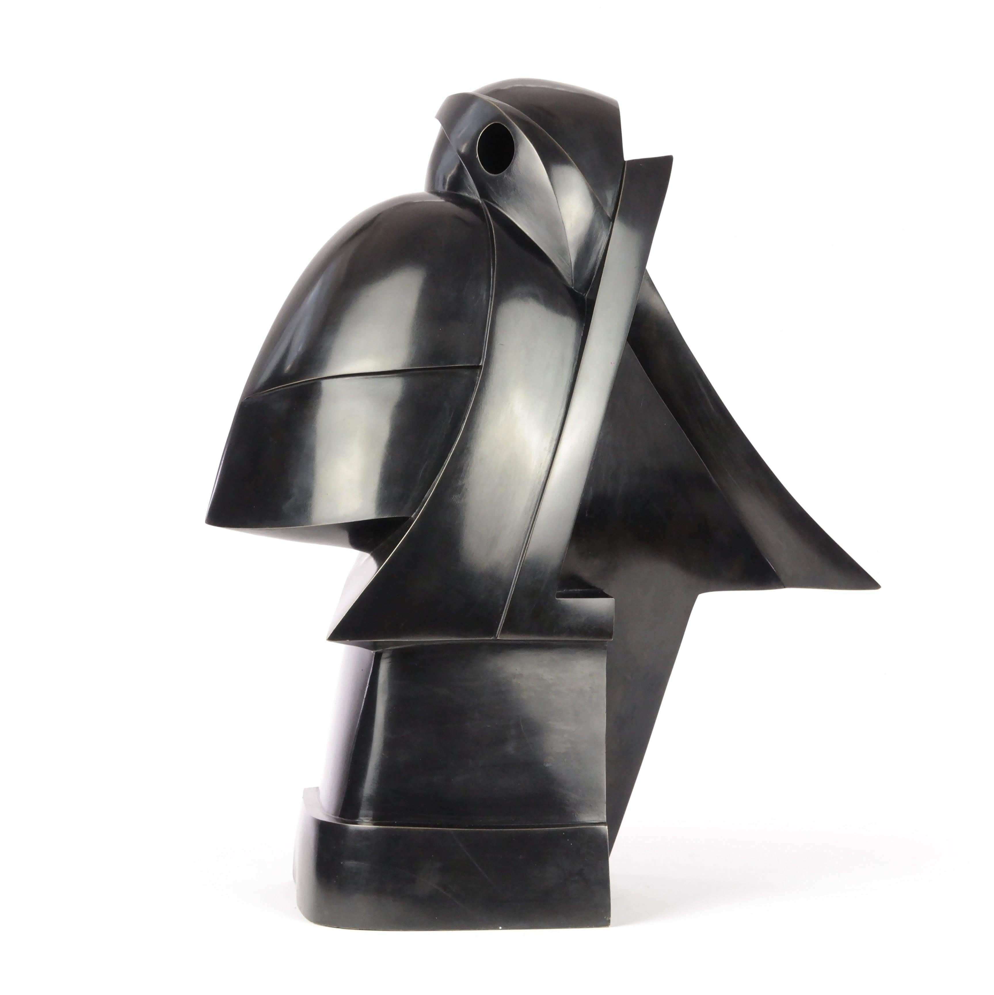 Taorakio par Jacques Owczarek - Sculpture animalière en bronze d'un pélican, oiseau en vente 1