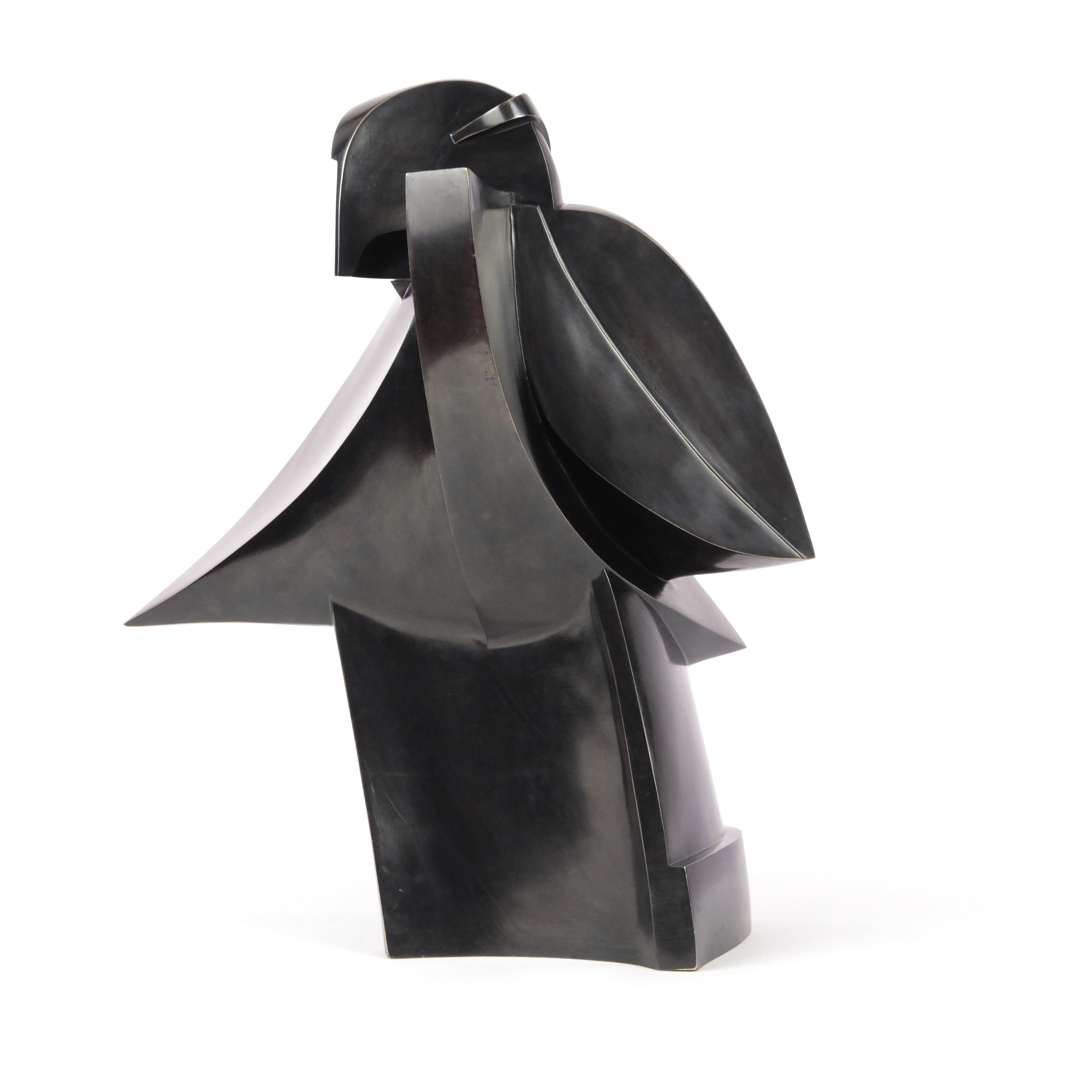 Taorakio by Jacques Owczarek - Animal bronze sculpture of a pelican, bird For Sale 4