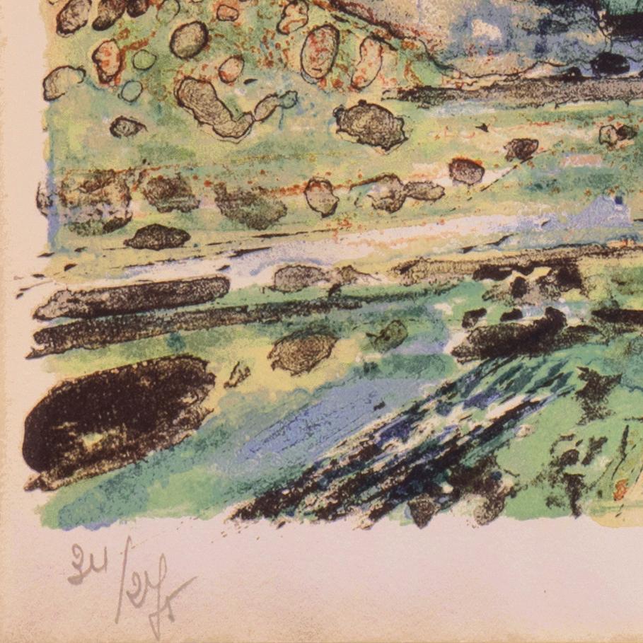 Signed lower right, 'Jacques Petit' (French, born 1925) with number and limitation, '34/275', lower left; additionally, certificate of authenticity from the Societe Verification de la Nouvelle Gravure Internationale New York and Paris attached