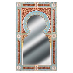 Jacques Philippe Imberton, Oriental-Style Enameled Mirror