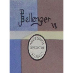 1938 Affiche Art Déco pour la marque de chaussures de luxe Bally par le duo français Bellenger