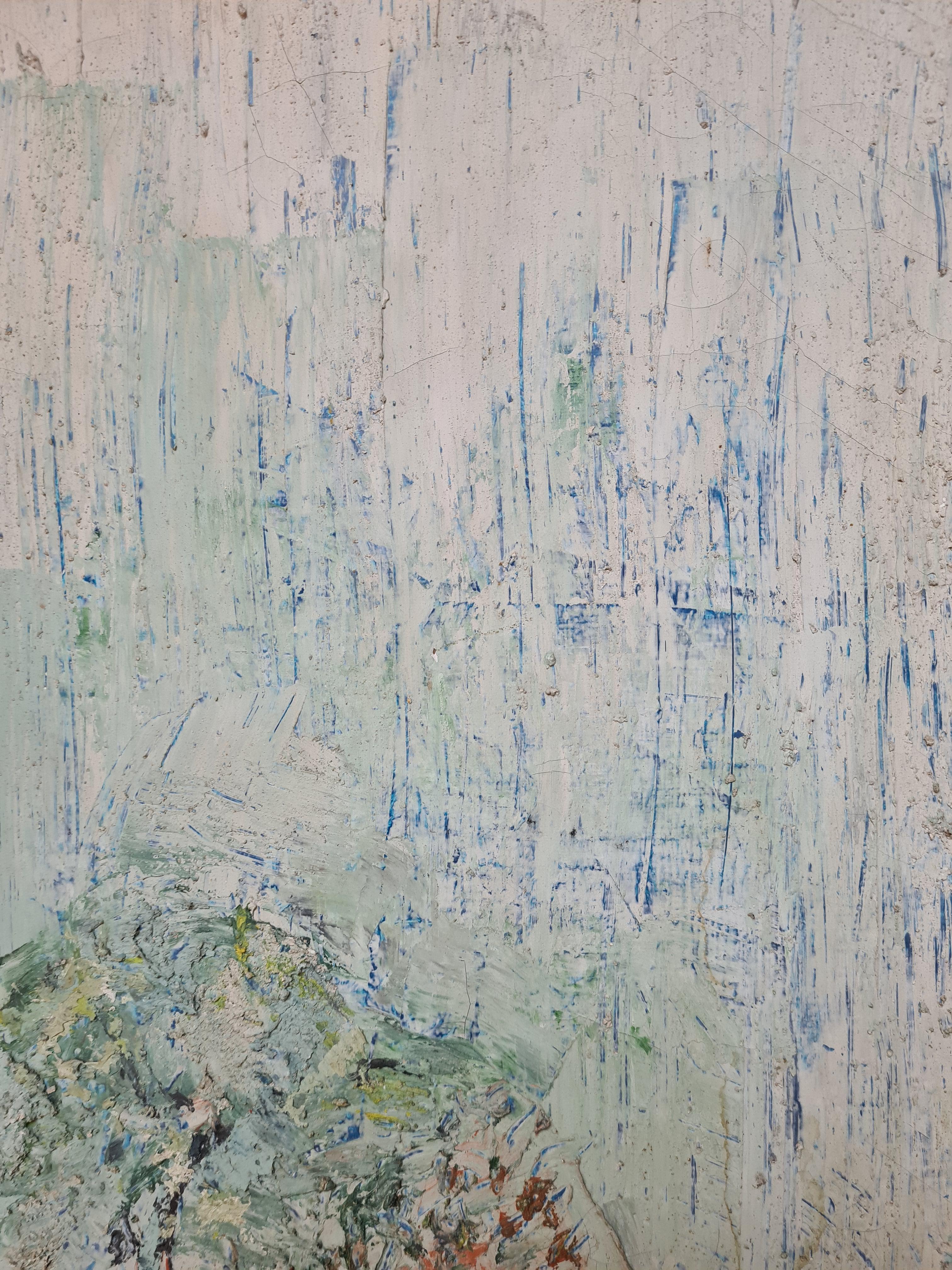 Olio su tela di Jacques Pinon, espressionista francese della metà del XX secolo, raffigurante un paesaggio primaverile. Il dipinto è firmato in basso a destra e presenta un'etichetta dell'artista sul retro della tela.

Pinon si è distinto come