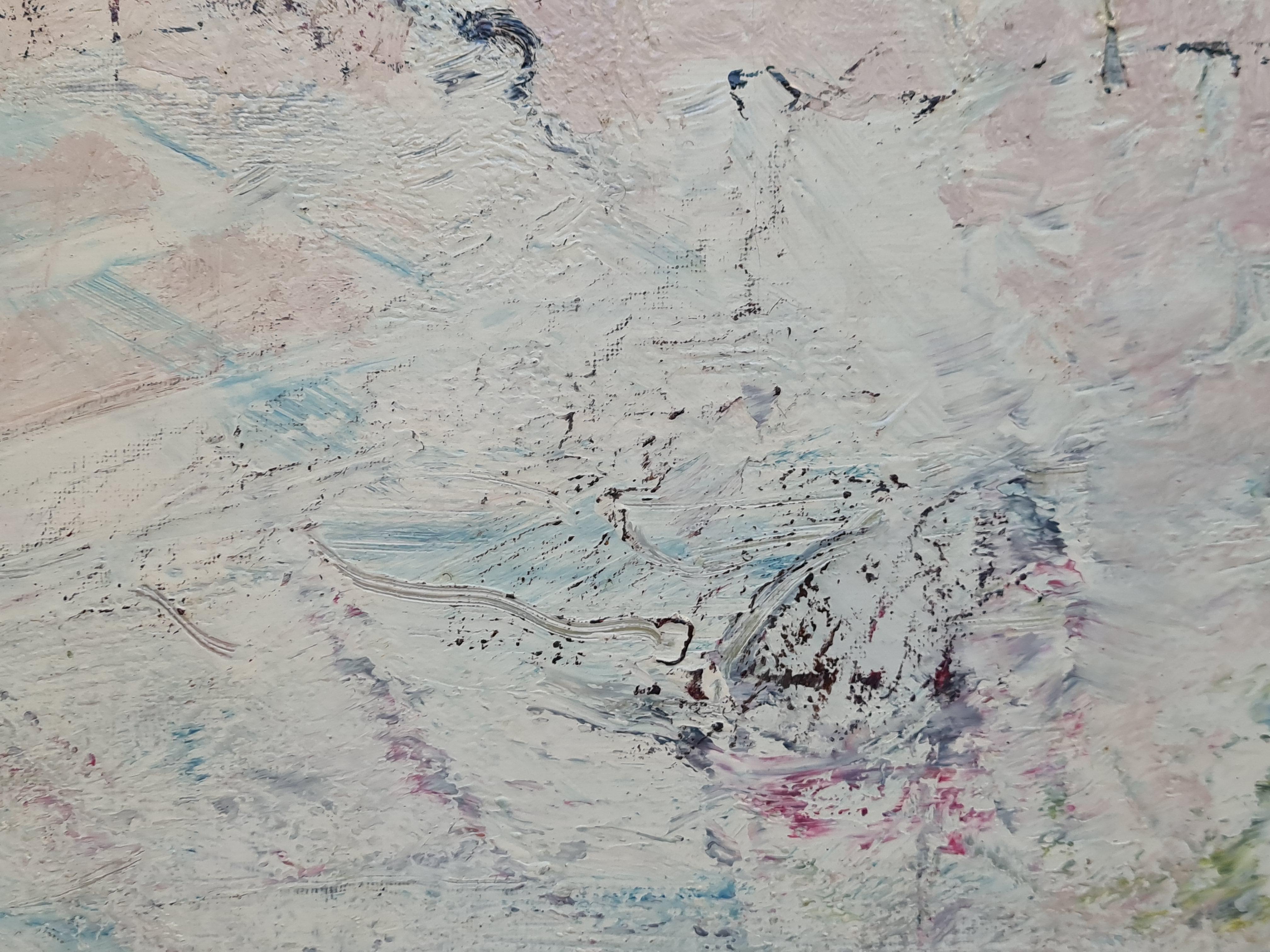 The Awakening of a Landscape, Eveil D'un Paysage, Französisches expressionistisches Ölgemälde  im Angebot 2