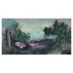 Jacques Pinon, Französisches expressionistisches Landschaftsgemälde