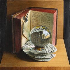 La Boule de Cristal: Hyperrealistisches Ölgemälde, Ende des 20.