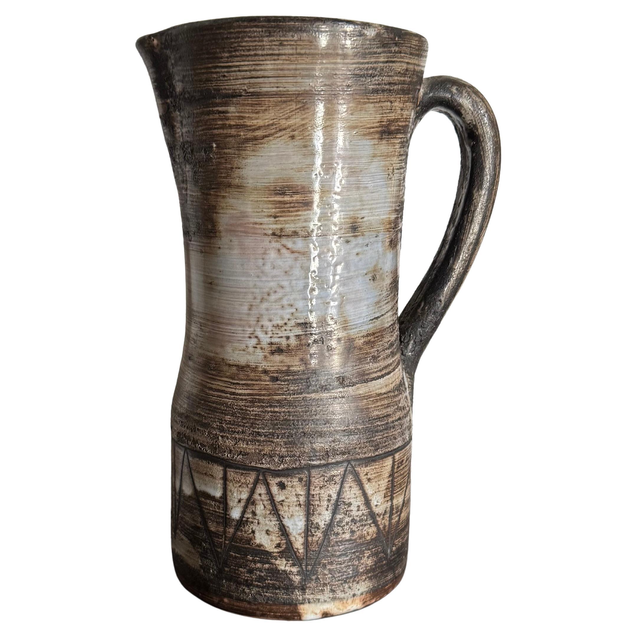 Jacques Pouchain für Dieulefite Krugvase im Angebot