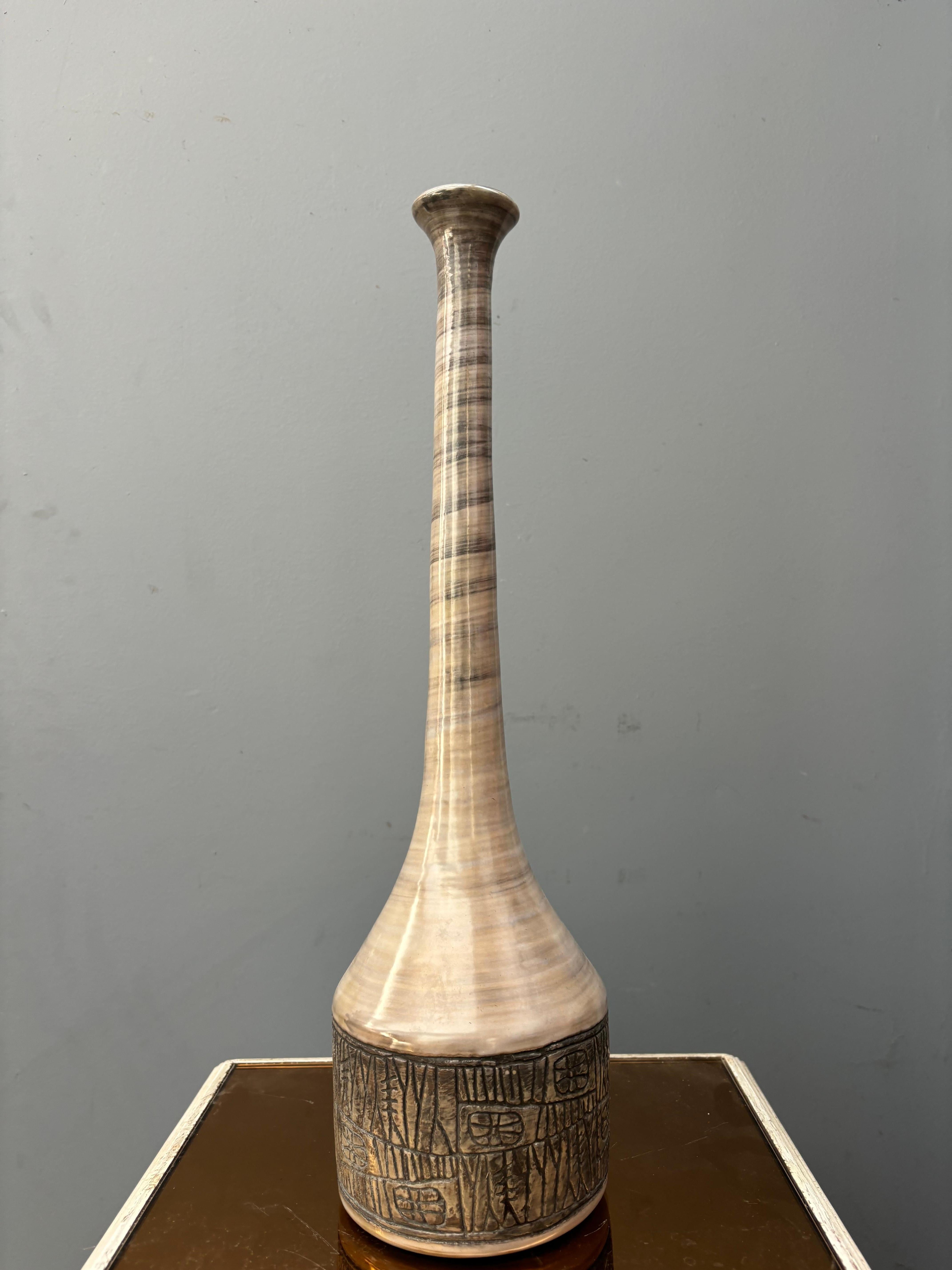 Mid-Century Modern Jacques Pouchain vase For Sale