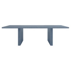Jacques Powder Blue Dining Table in Bird's Eye Maple by Fred&Juul
