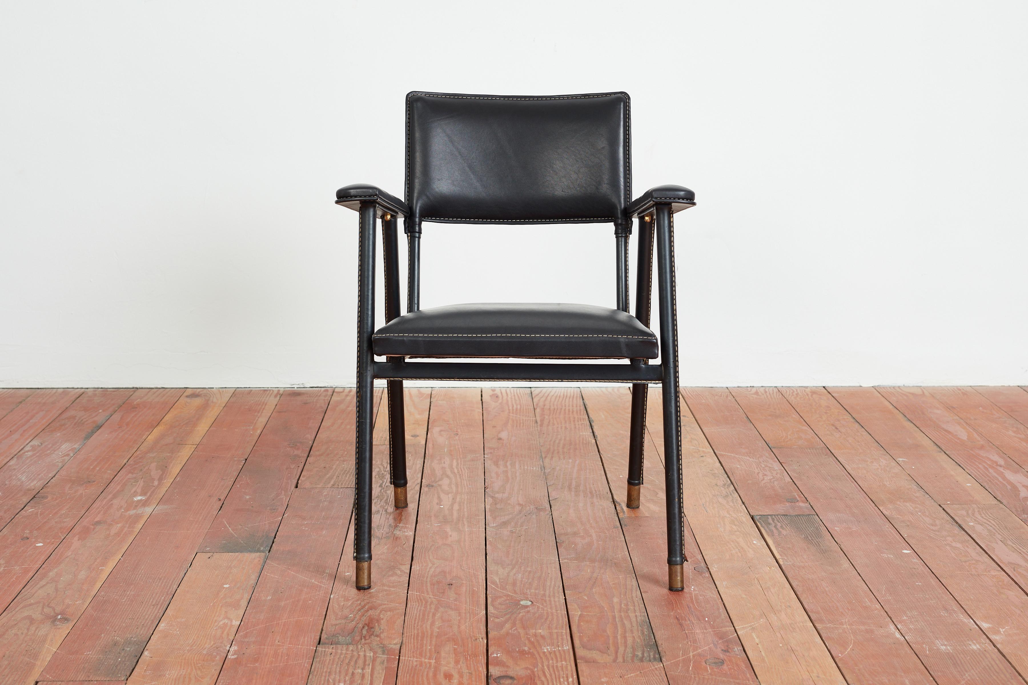 Mid-20th Century Jacques Quinet Arm Chair For Sale