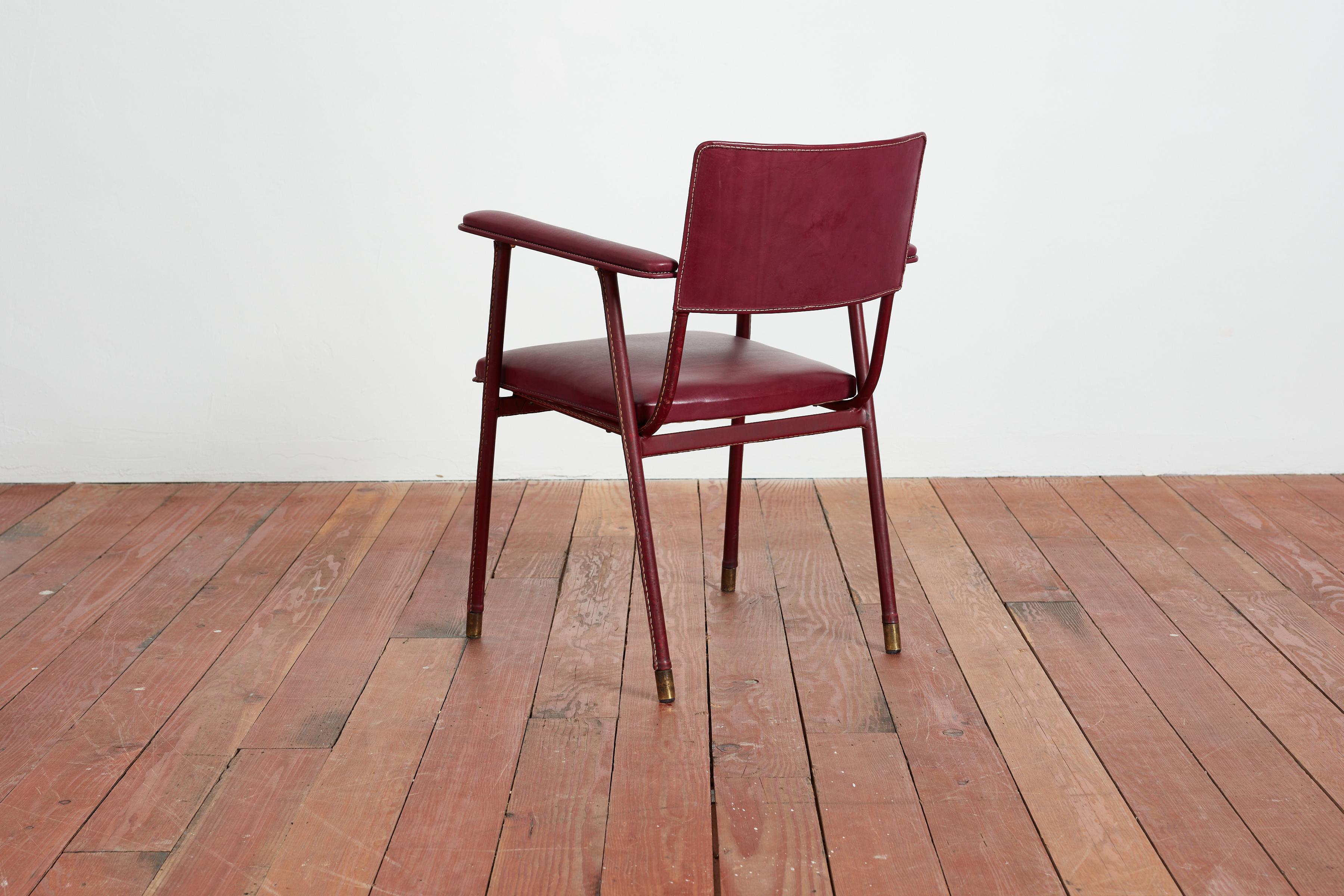 Jacques Quinet Sessel (Messing) im Angebot