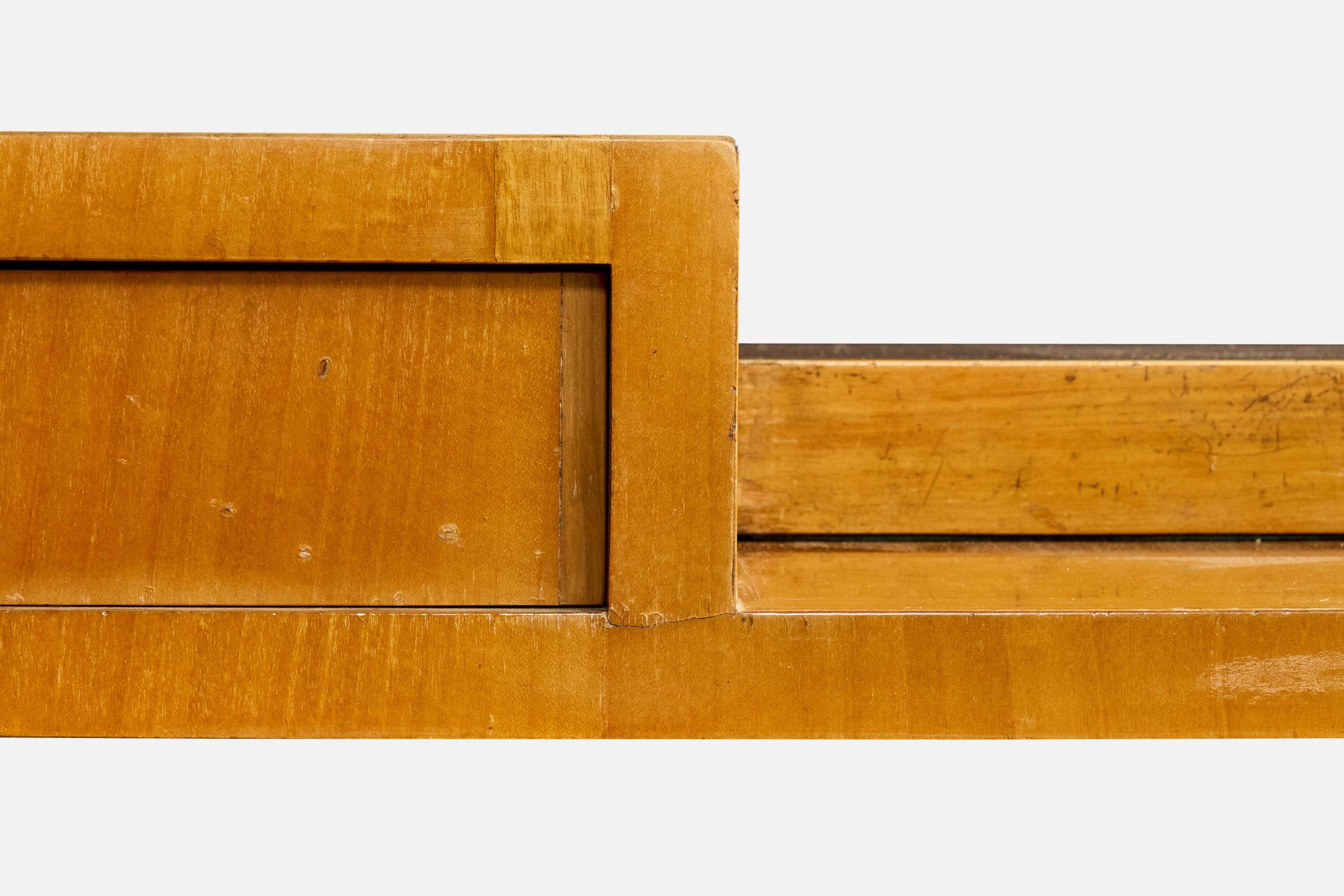 Jacques Quinet, Desk, Cherrywood, Brass, France, 1960 im Angebot 10