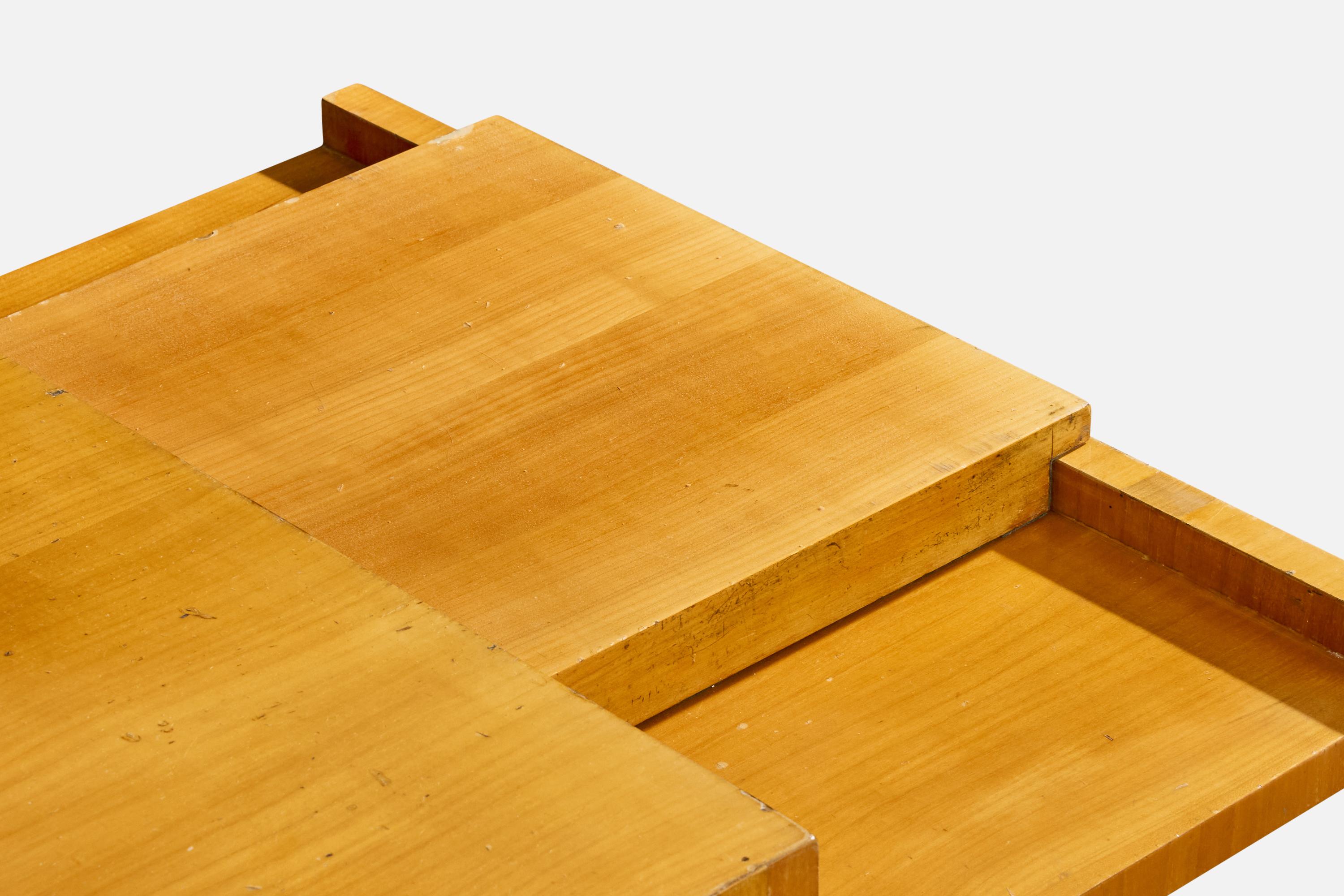 Jacques Quinet, Desk, Cherrywood, Brass, France, 1960 im Angebot 1