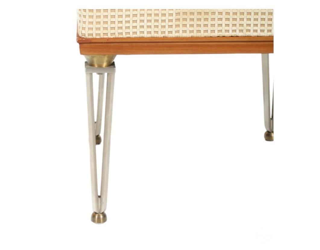 Mid-Century moderno Sedie da pranzo Jacques Quinet (Set di 12) in vendita