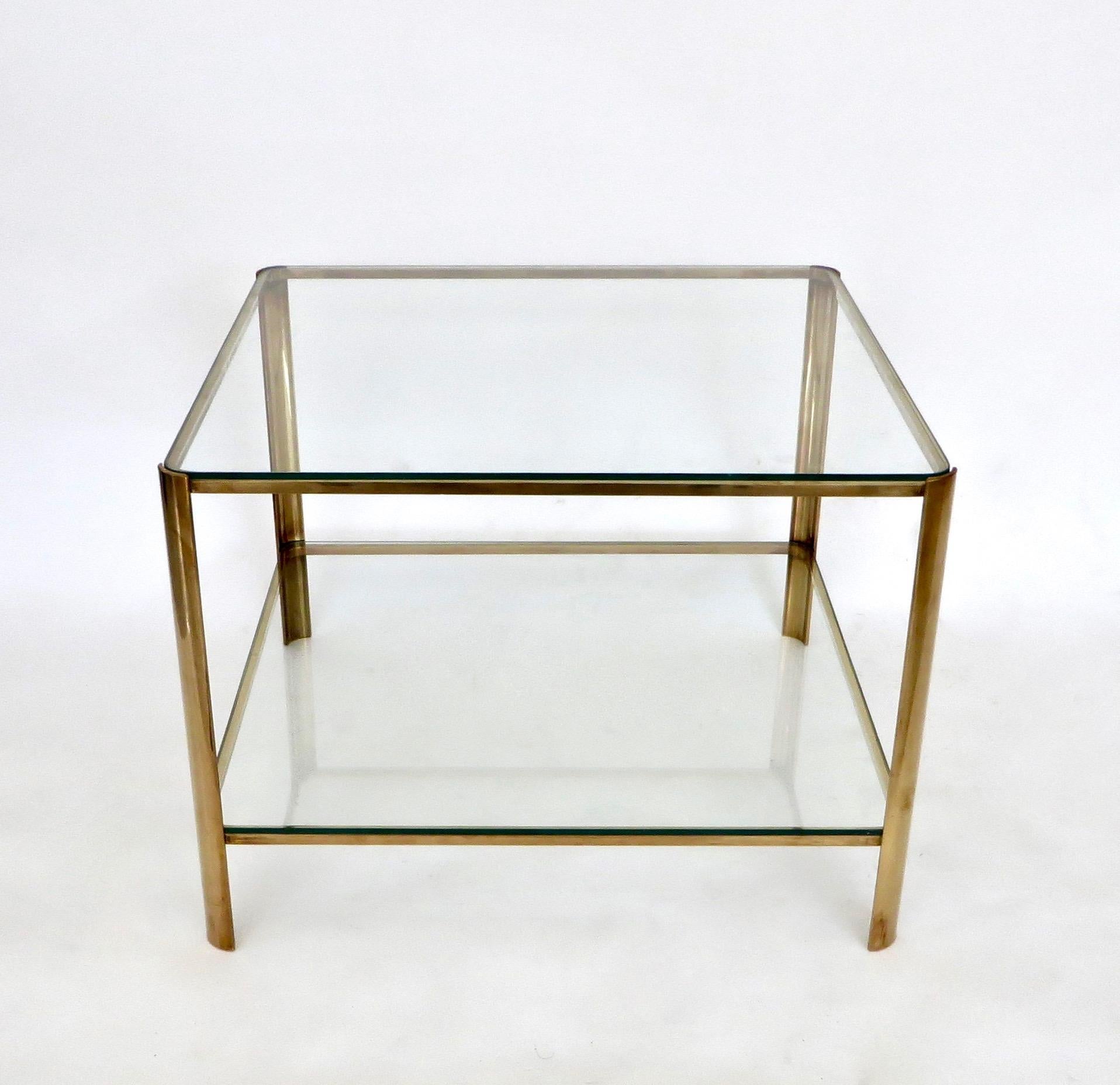 Jacques Quinet French Bronze Side or Coffee Table Maison Malabert In Good Condition In Chicago, IL