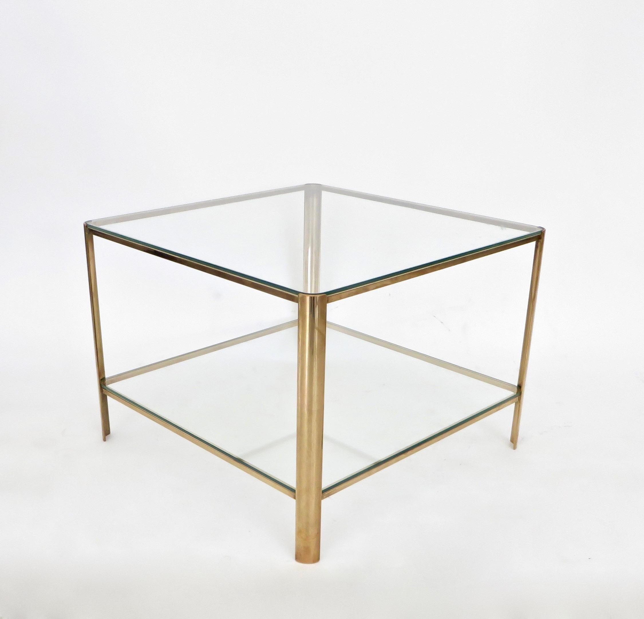 Mid-20th Century Jacques Quinet French Bronze Side or Coffee Table Maison Malabert