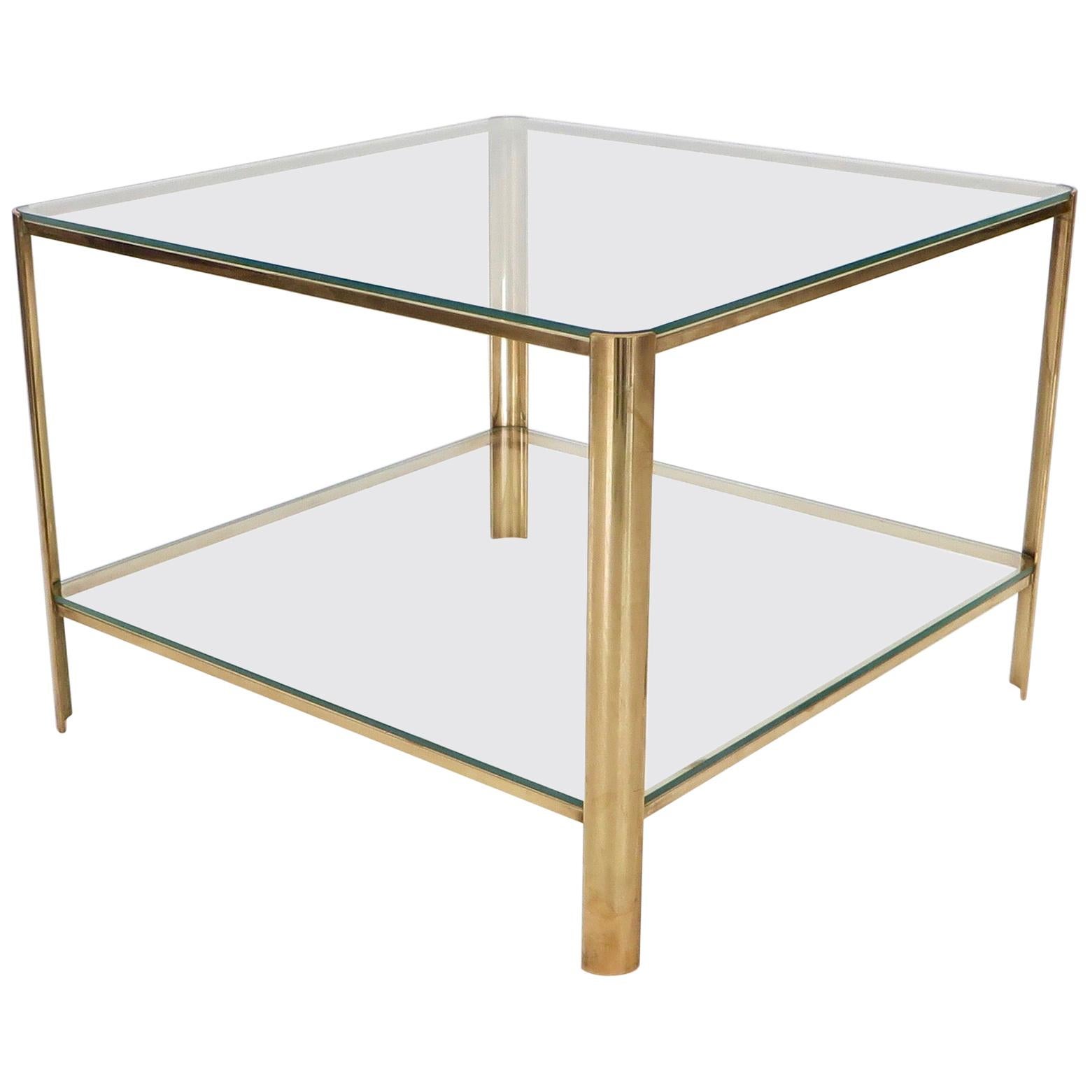 Jacques Quinet French Bronze Side or Coffee Table Maison Malabert