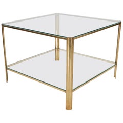 Jacques Quinet French Bronze Side or Coffee Table Maison Malabert