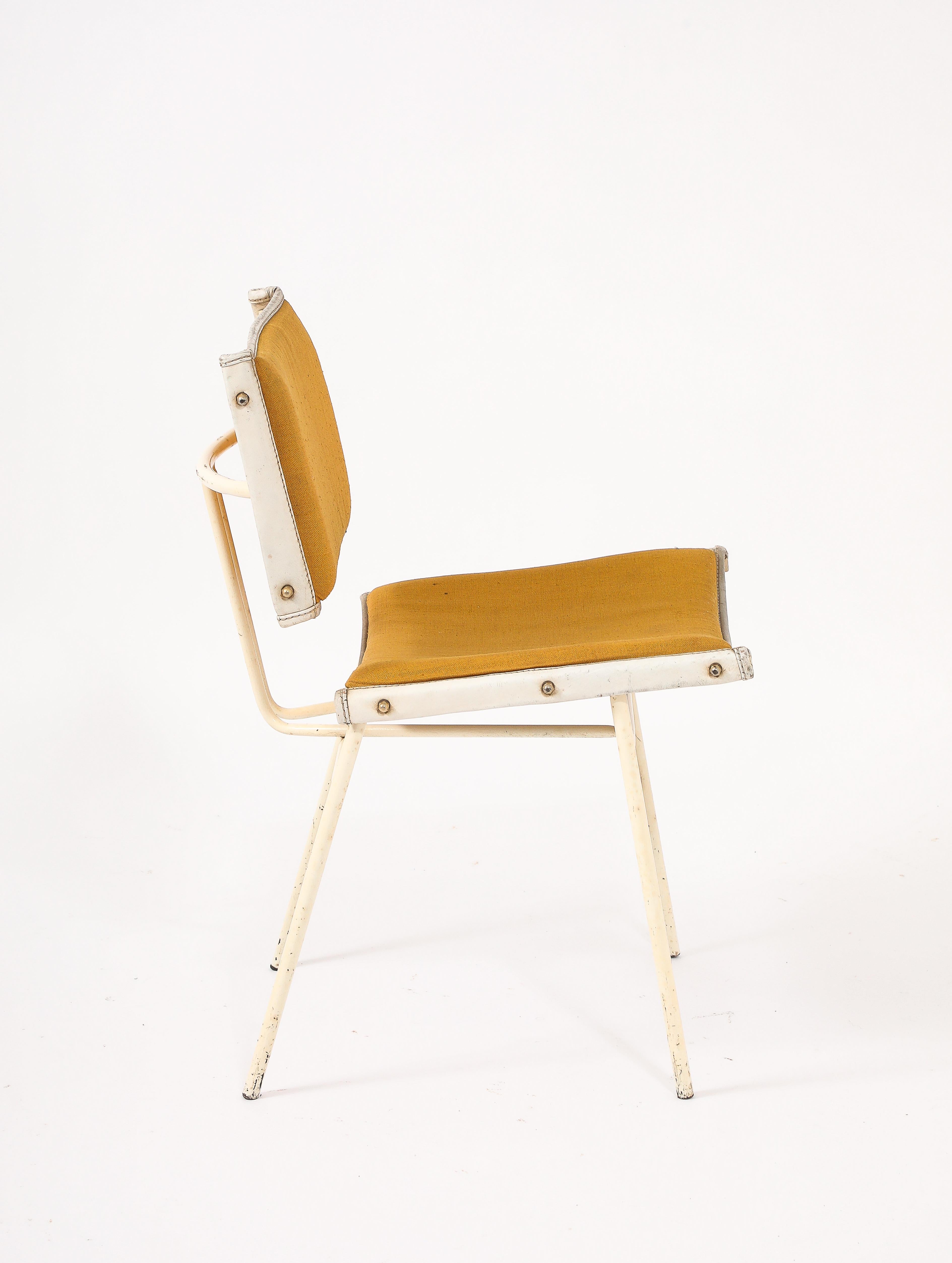 Jacques Quinet Marigold Esszimmerstühle, Frankreich 1950er Jahre im Angebot 4