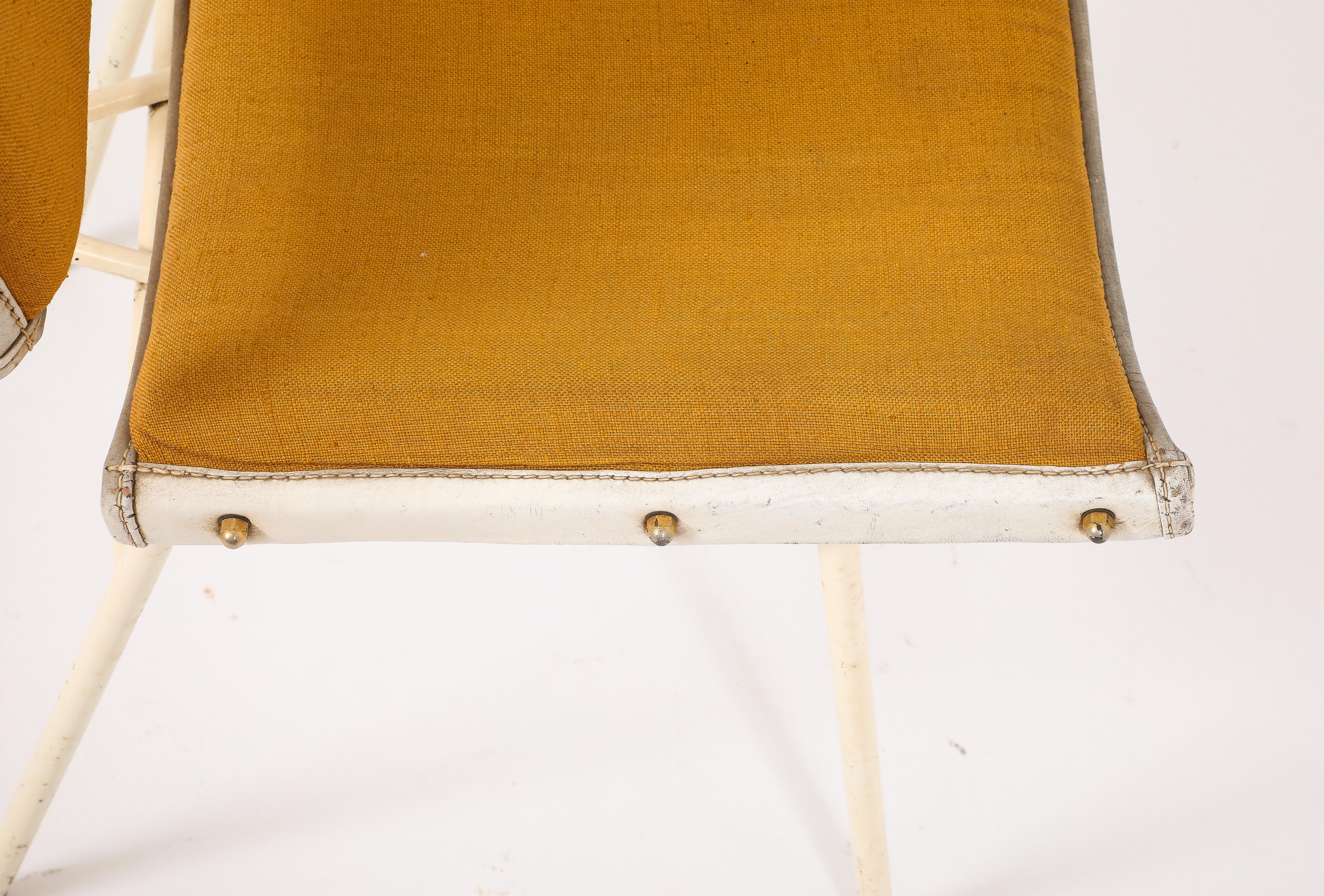 Jacques Quinet Marigold Esszimmerstühle, Frankreich 1950er Jahre im Angebot 5