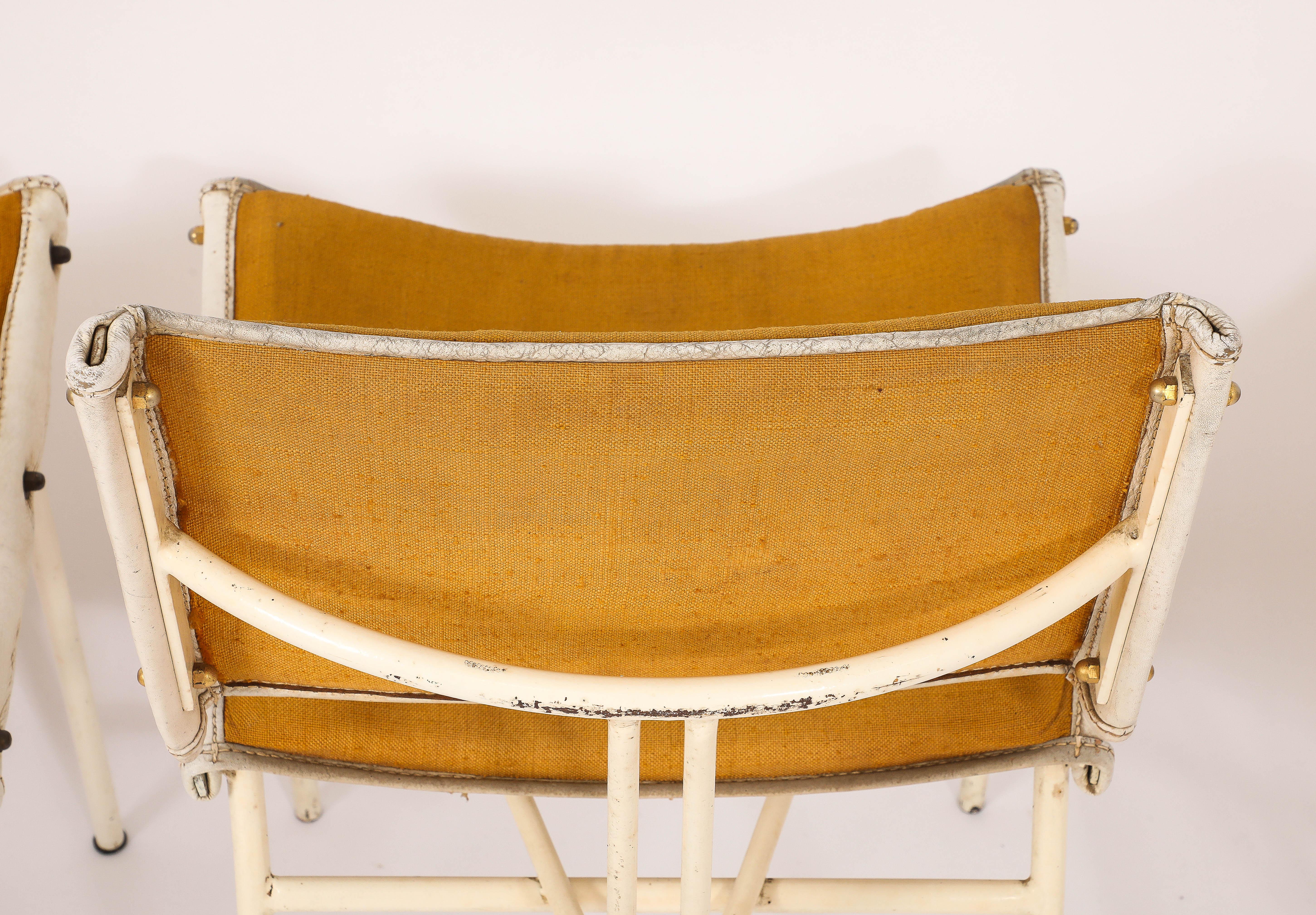 Jacques Quinet Marigold Esszimmerstühle, Frankreich 1950er Jahre im Angebot 11