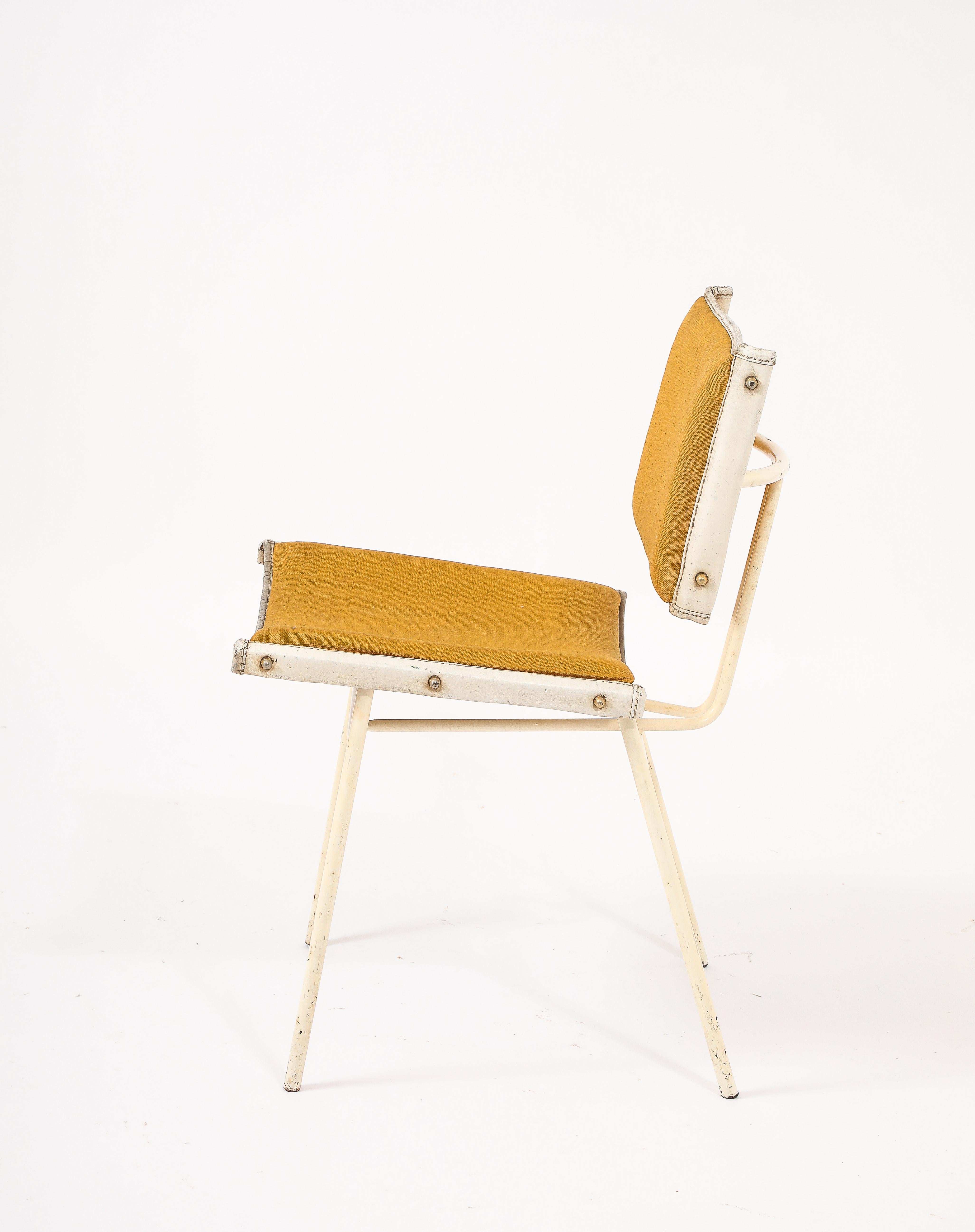 Jacques Quinet Marigold Esszimmerstühle, Frankreich 1950er Jahre (20. Jahrhundert) im Angebot