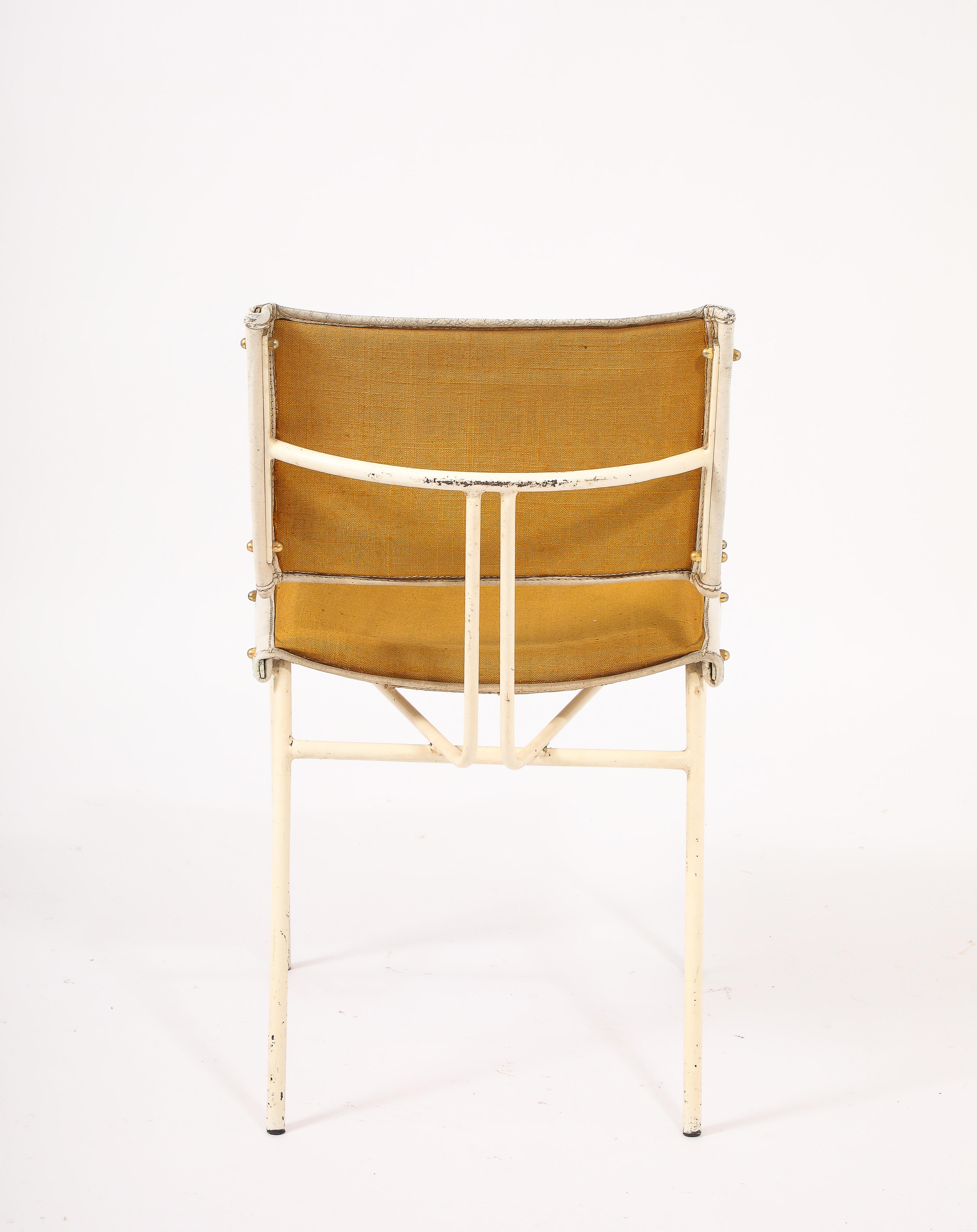 Jacques Quinet Marigold Esszimmerstühle, Frankreich 1950er Jahre im Angebot 1