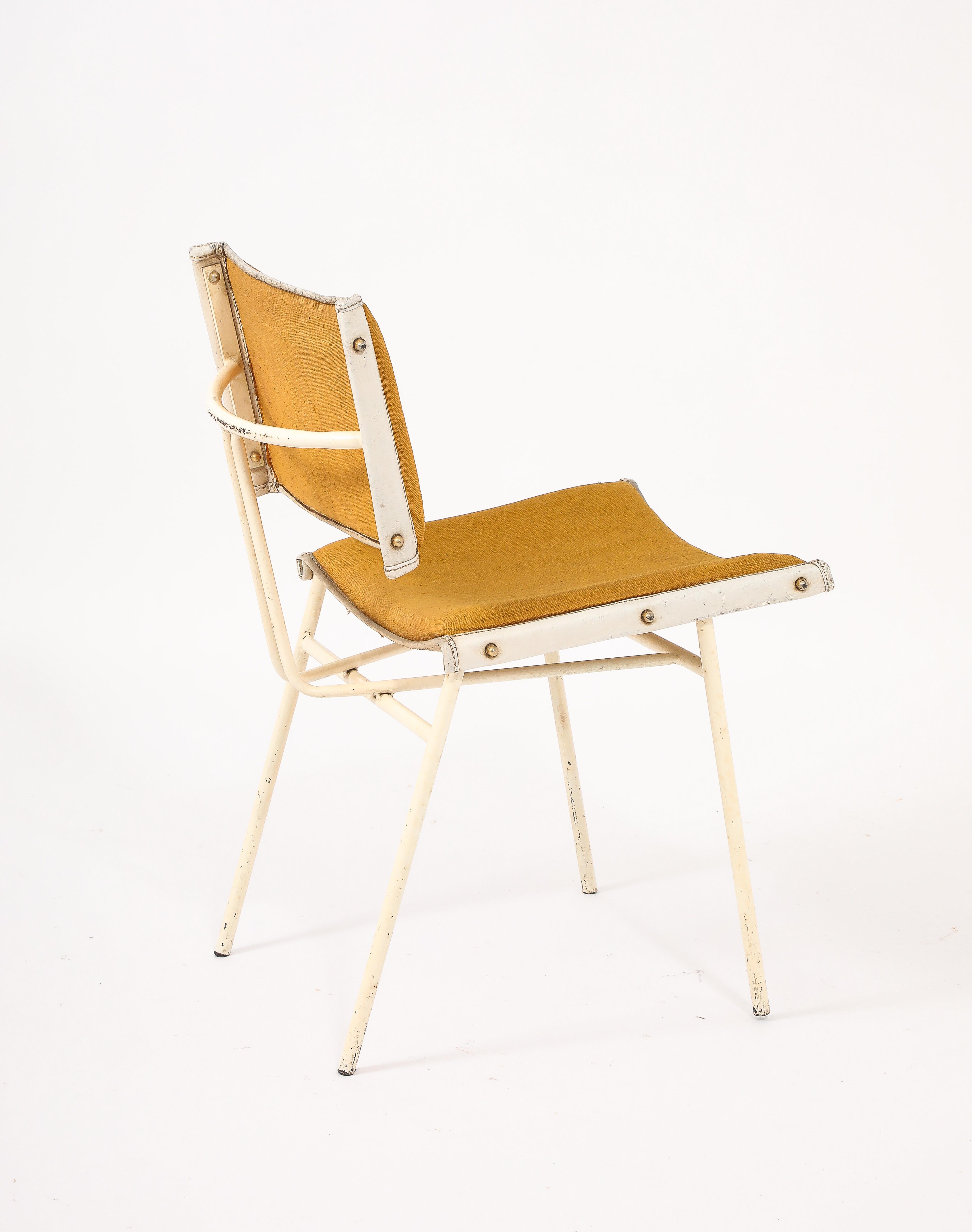 Jacques Quinet Marigold Esszimmerstühle, Frankreich 1950er Jahre im Angebot 2